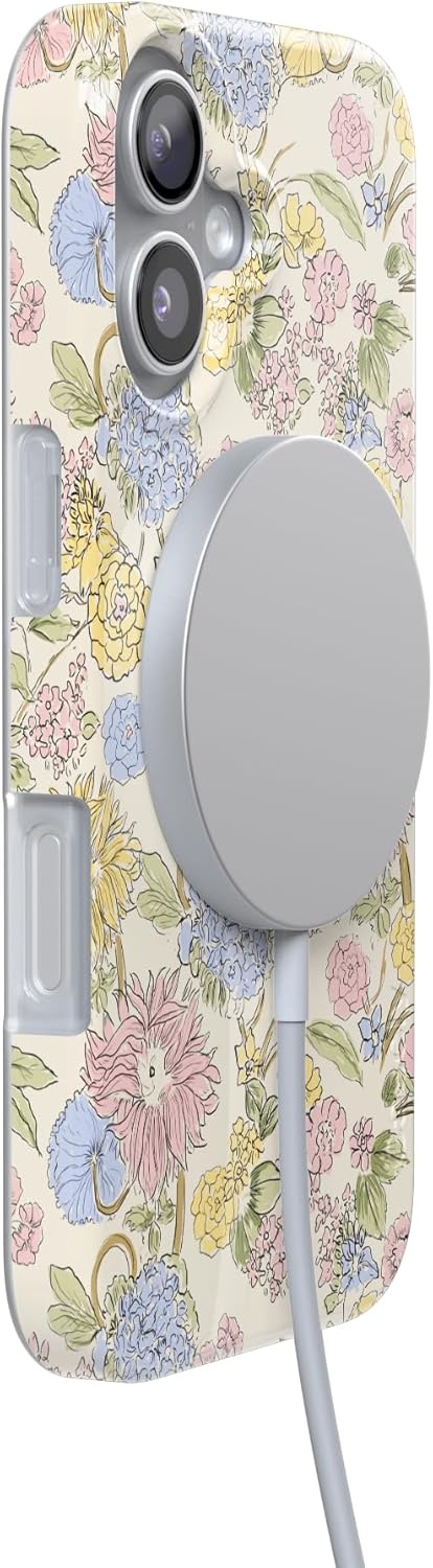 image:imageCasely iPhone 17 Case Prairie Blooms Pastel Floral Compatible with MagSafe Classic Ultra Thin Design