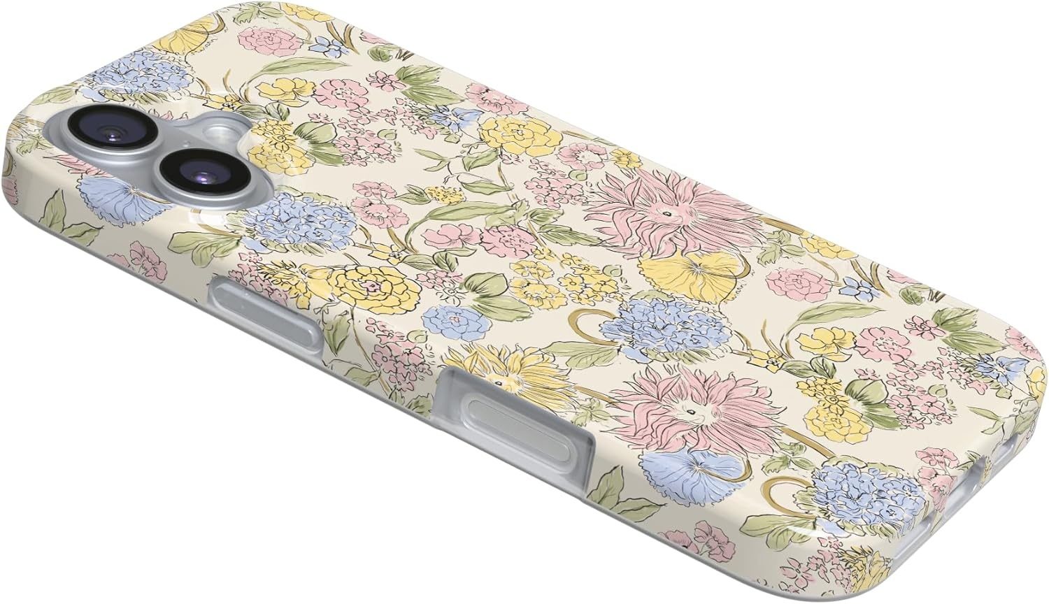 image:imageCasely iPhone 17 Case Prairie Blooms Pastel Floral Compatible with MagSafe Classic Ultra Thin Design