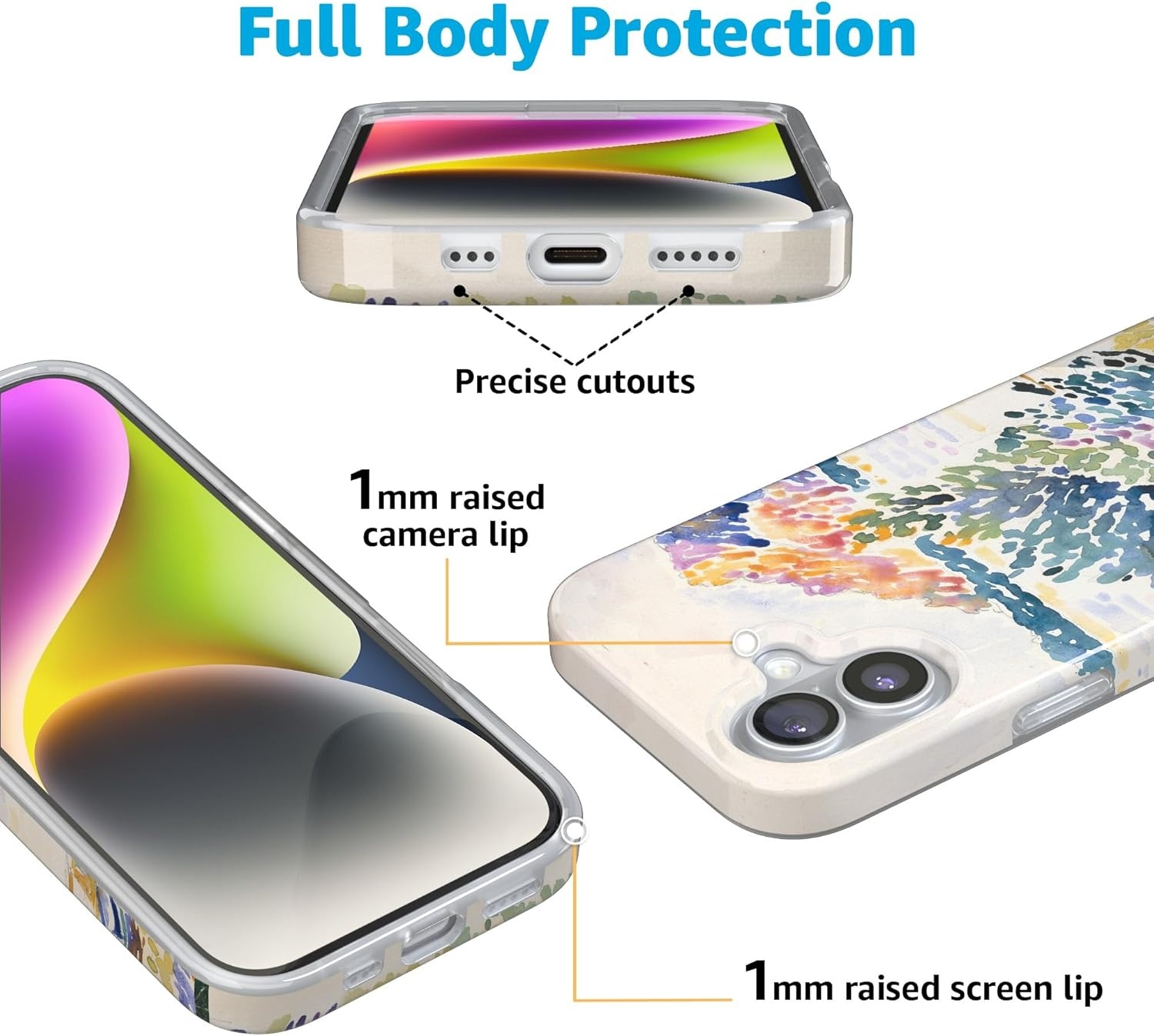 image:imageCasely iPhone 17 Case Scribble Me that Crayola Rainbow Pencil Compatible with MagSafe Classic Ultra Thin DesignCalm Waters The Met Museum