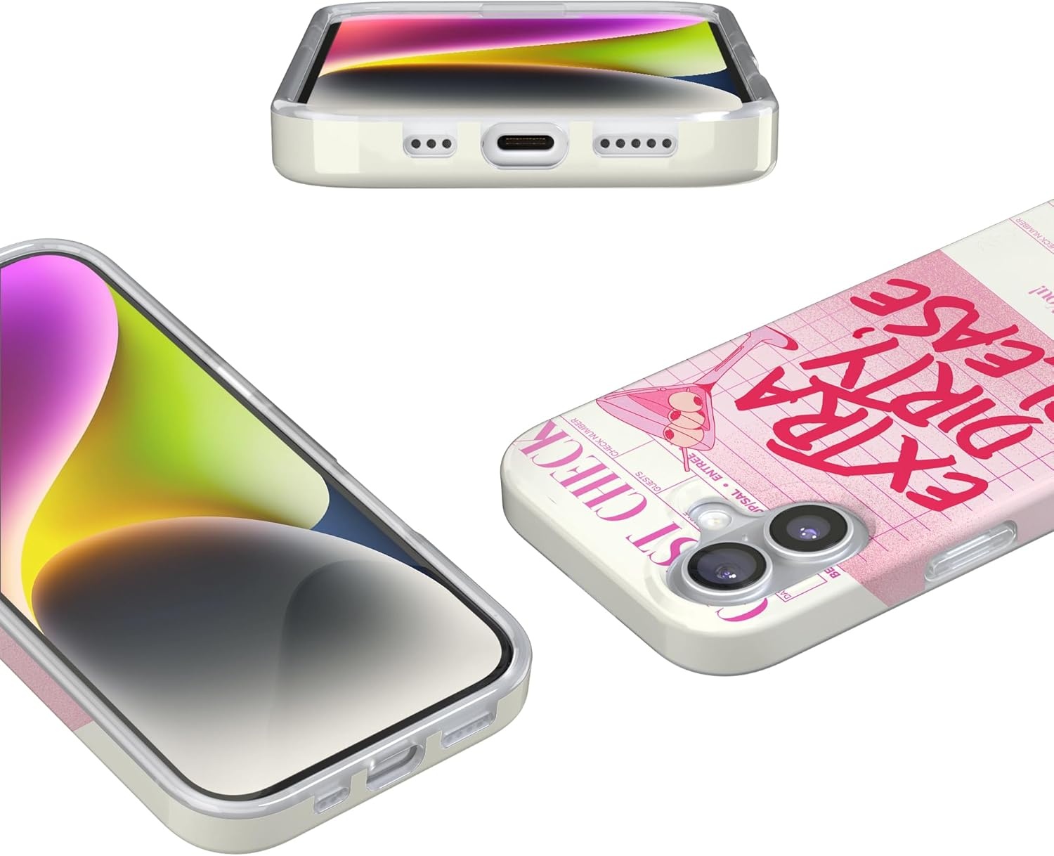 image:imageCasely iPhone 17 Case Scribble Me that Crayola Rainbow Pencil Compatible with MagSafe Classic Ultra Thin DesignExtra Dirty Please Fun on Weekdays