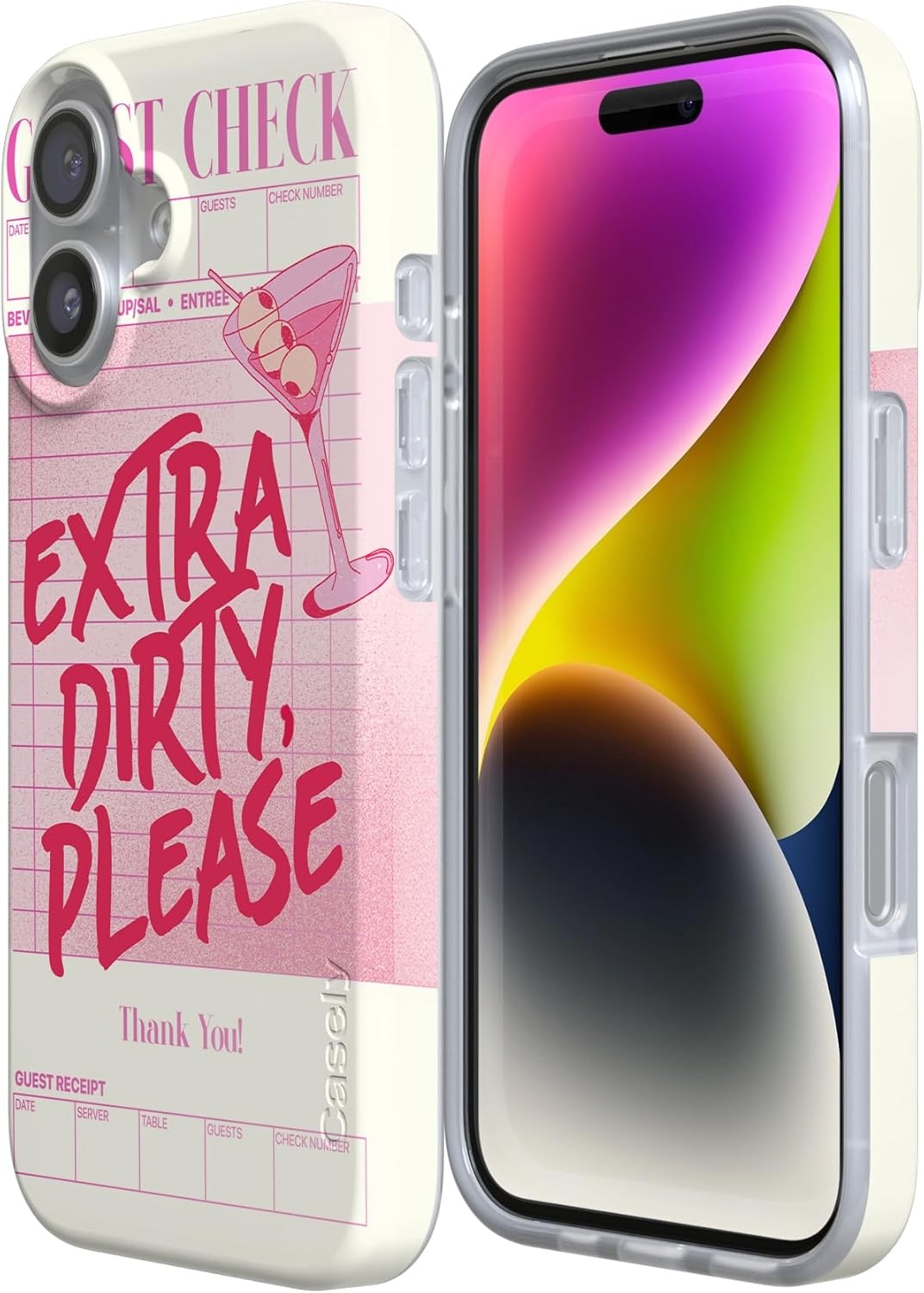 image:imageCasely iPhone 17 Case Scribble Me that Crayola Rainbow Pencil Compatible with MagSafe Classic Ultra Thin DesignExtra Dirty Please Fun on Weekdays