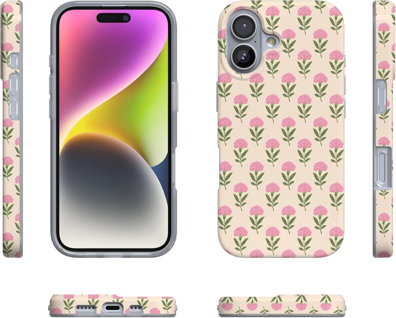 image:imageCasely iPhone 17 Case Scribble Me that Crayola Rainbow Pencil Compatible with MagSafe Classic Ultra Thin DesignJennas Flowers Fun on Weekdays