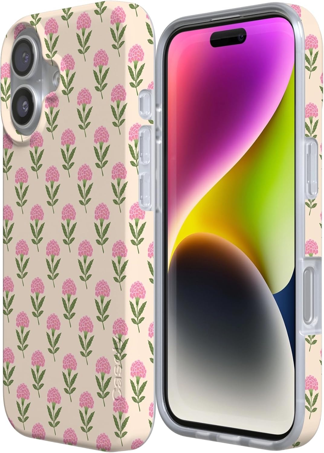 image:imageCasely iPhone 17 Case Scribble Me that Crayola Rainbow Pencil Compatible with MagSafe Classic Ultra Thin DesignJennas Flowers Fun on Weekdays
