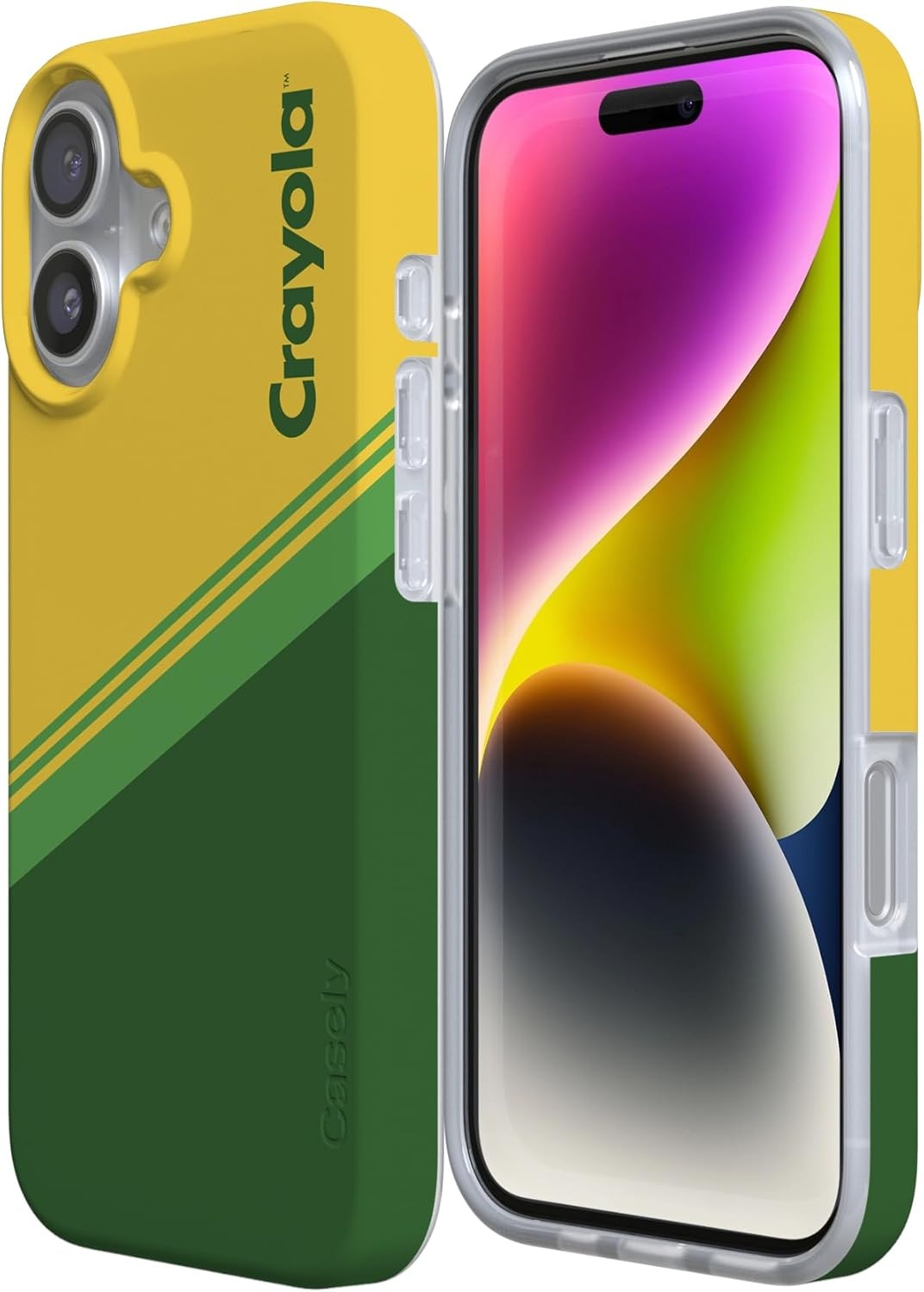 image:imageCasely iPhone 17 Case Scribble Me that Crayola Rainbow Pencil Compatible with MagSafe Classic Ultra Thin DesignKeep It Classic Crayola Crayon Box