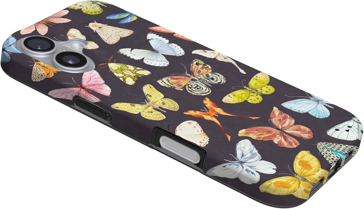 image:imageCasely iPhone 17 Case Scribble Me that Crayola Rainbow Pencil Compatible with MagSafe Classic Ultra Thin DesignMidnight Monarch Jenna Palek x Casely