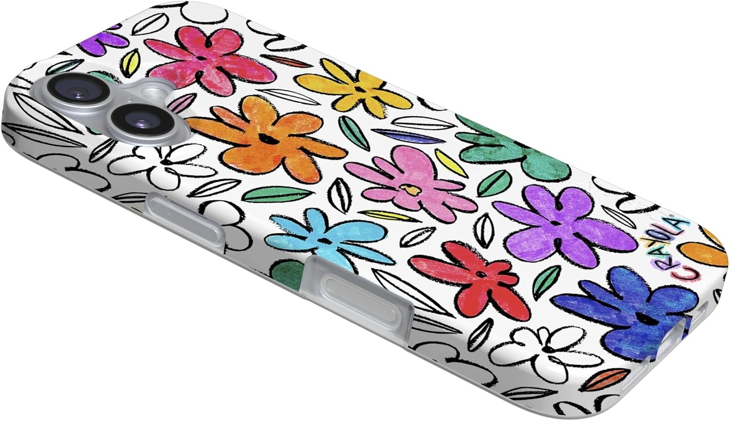 image:imageCasely iPhone 17 Case Scribble Me that Crayola Rainbow Pencil Compatible with MagSafe Classic Ultra Thin DesignOutside the Lines Crayola Marker