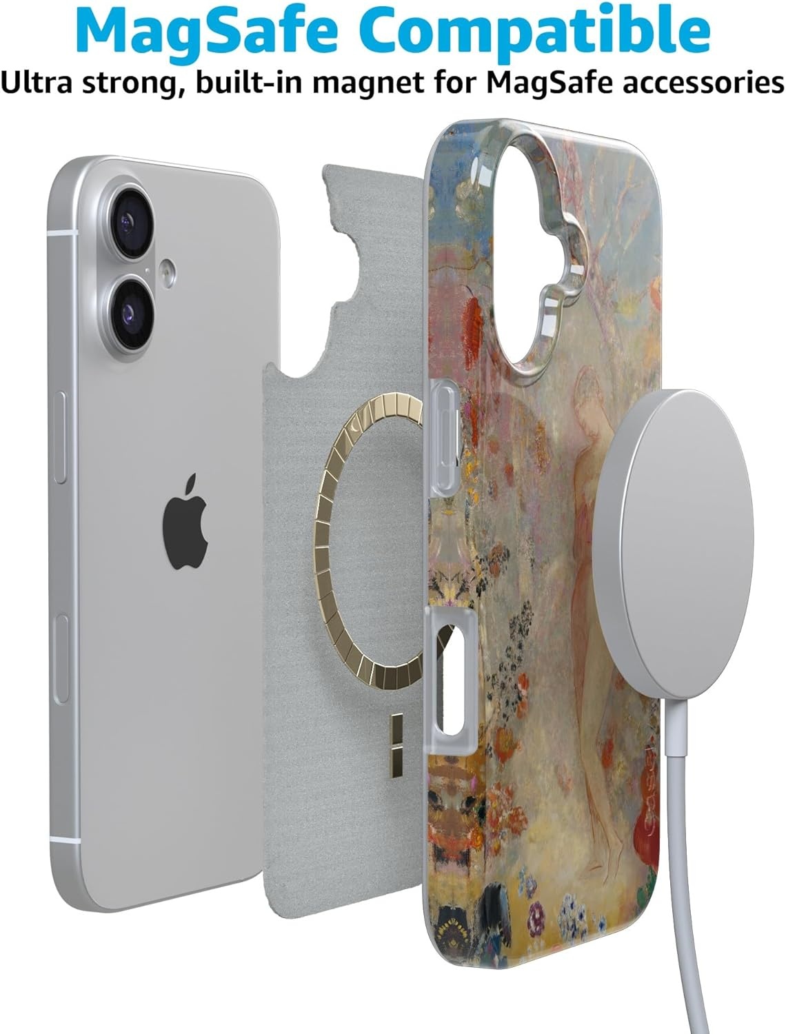 image:imageCasely iPhone 17 Case Scribble Me that Crayola Rainbow Pencil Compatible with MagSafe Classic Ultra Thin DesignPandora The Met Museum