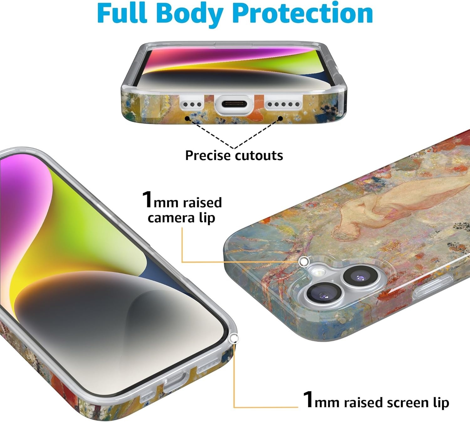 image:imageCasely iPhone 17 Case Scribble Me that Crayola Rainbow Pencil Compatible with MagSafe Classic Ultra Thin DesignPandora The Met Museum