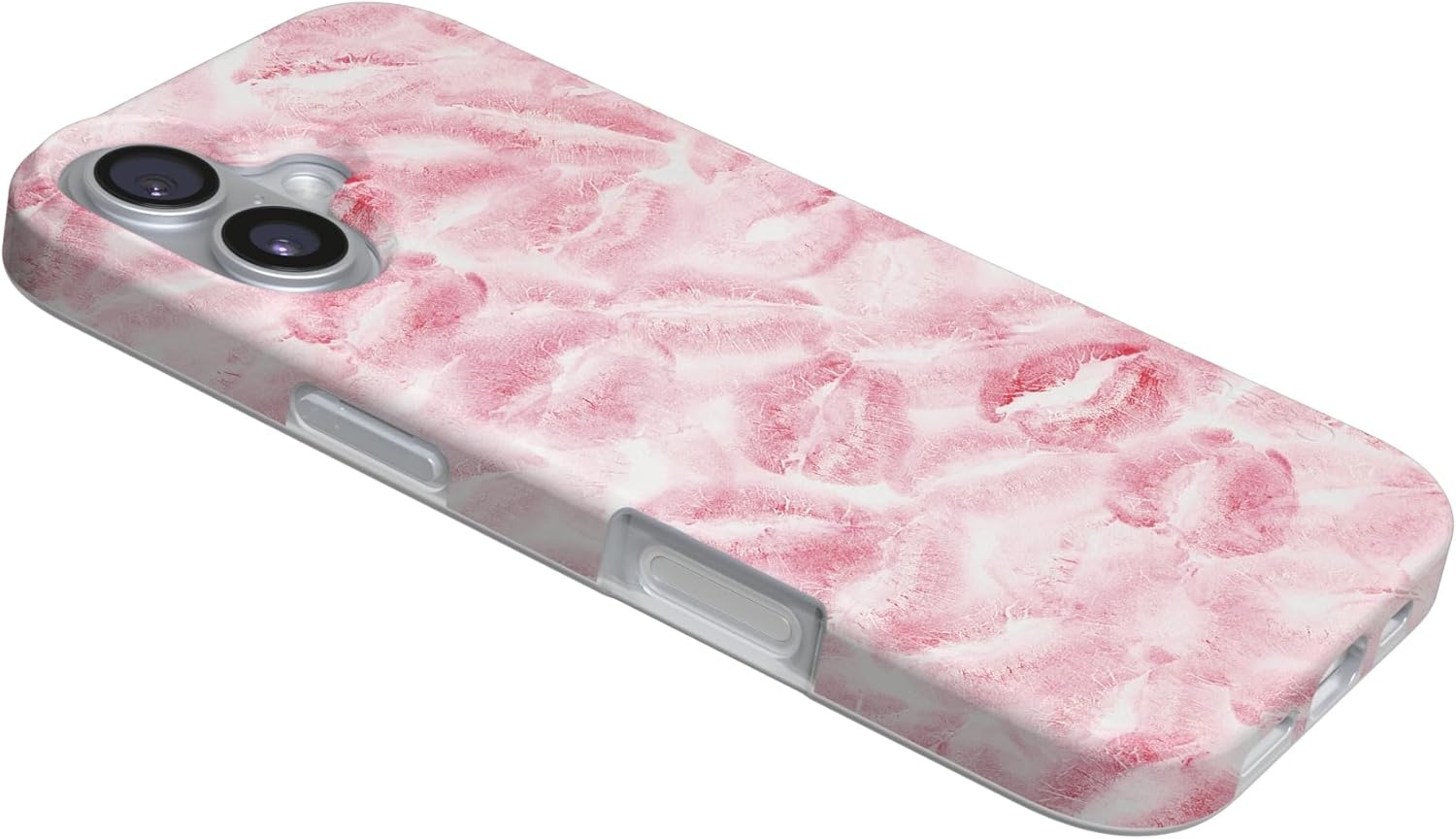 image:imageCasely iPhone 17 Case Scribble Me that Crayola Rainbow Pencil Compatible with MagSafe Classic Ultra Thin DesignSealed with a Kiss Pink Lipstick