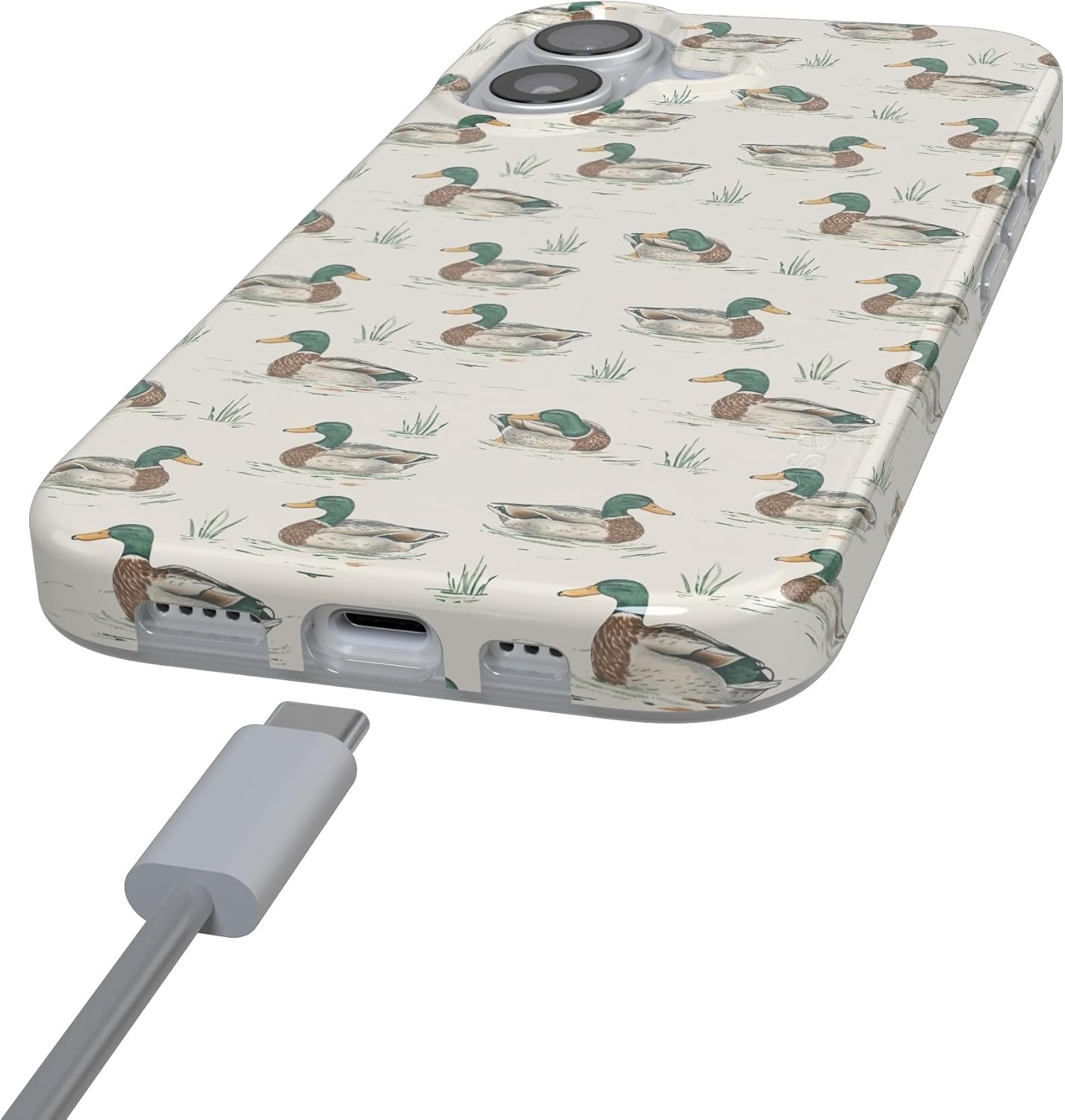 image:imageCasely iPhone 17 Case Scribble Me that Crayola Rainbow Pencil Compatible with MagSafe Classic Ultra Thin DesignThe Boyfriend Collection Mallard Co