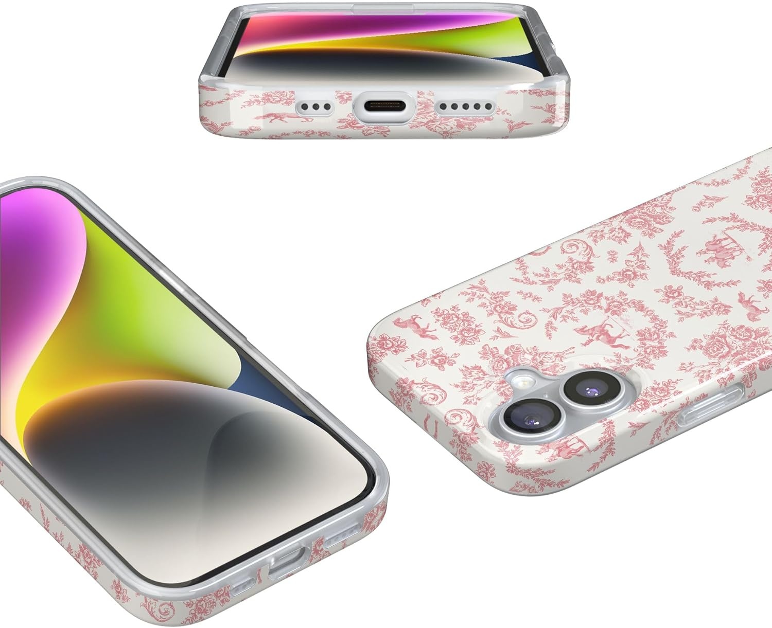 image:imageCasely iPhone 17 Case Scribble Me that Crayola Rainbow Pencil Compatible with MagSafe Classic Ultra Thin DesignWestern Bloom Jenna Palek x Casely