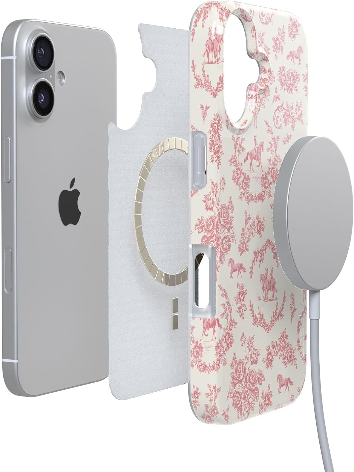image:imageCasely iPhone 17 Case Scribble Me that Crayola Rainbow Pencil Compatible with MagSafe Classic Ultra Thin DesignWestern Bloom Jenna Palek x Casely