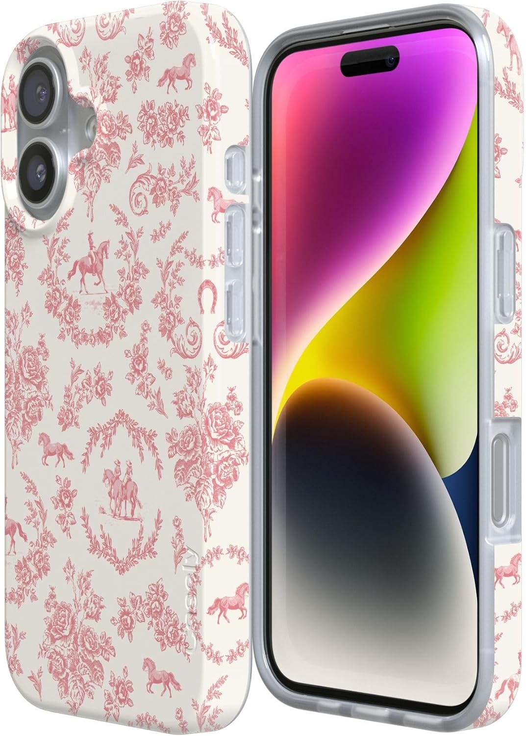image:imageCasely iPhone 17 Case Scribble Me that Crayola Rainbow Pencil Compatible with MagSafe Classic Ultra Thin DesignWestern Bloom Jenna Palek x Casely