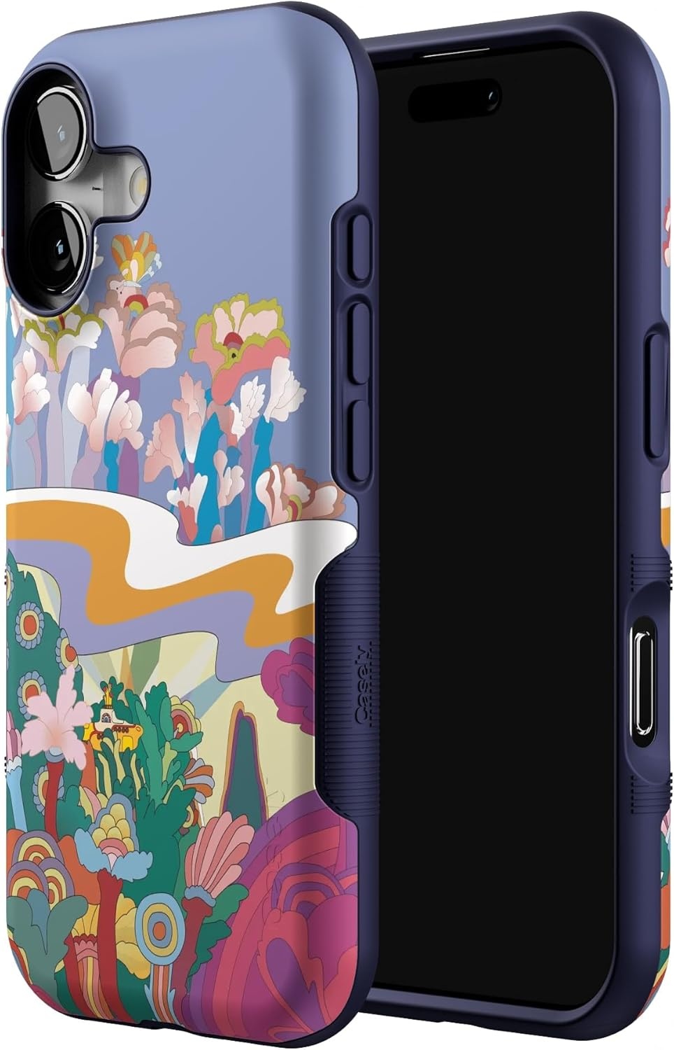 image:imageCasely iPhone 17 Case Starfish Wishes Coral Pink Shimmer Bold Protective Design MagSafe Compatible DesignBeneath the Waves The Beatles Yellow Submarine