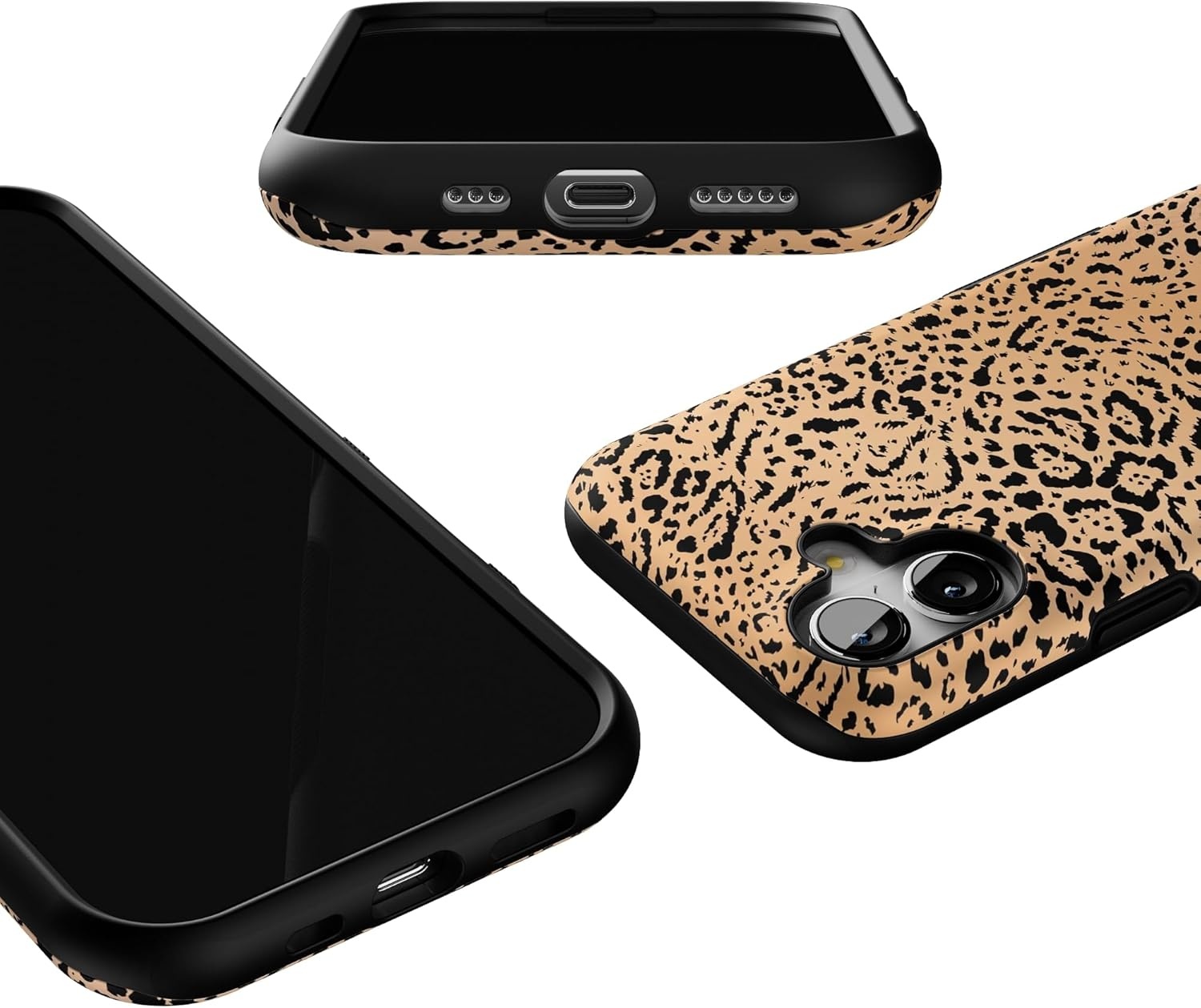 image:imageCasely iPhone 17 Case Starfish Wishes Coral Pink Shimmer Bold Protective Design MagSafe Compatible DesignBorn to Be Wild Jaguar Print