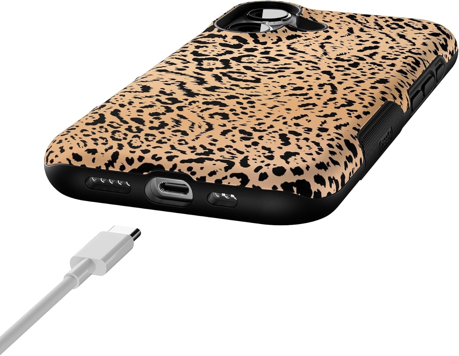 image:imageCasely iPhone 17 Case Starfish Wishes Coral Pink Shimmer Bold Protective Design MagSafe Compatible DesignBorn to Be Wild Jaguar Print