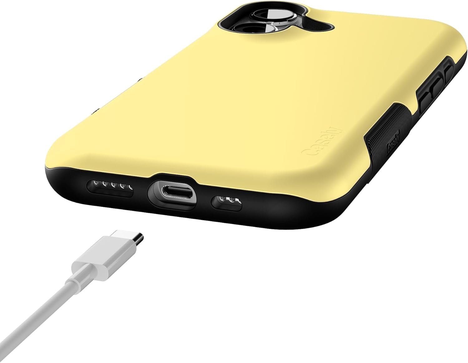 image:imageCasely iPhone 17 Case Starfish Wishes Coral Pink Shimmer Bold Protective Design MagSafe Compatible DesignButter Me Up Butter Yellow