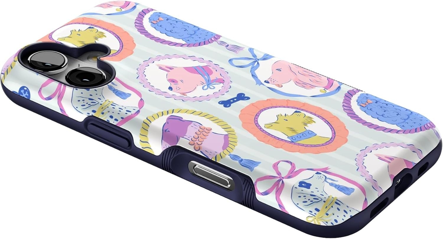 image:imageCasely iPhone 17 Case Starfish Wishes Coral Pink Shimmer Bold Protective Design MagSafe Compatible DesignChateau Pups French Dog