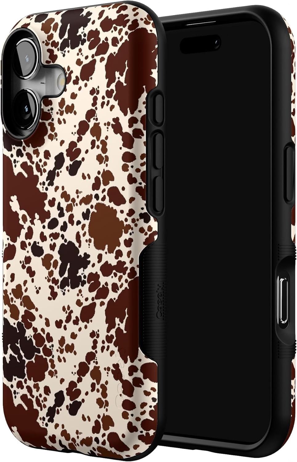 image:imageCasely iPhone 17 Case Starfish Wishes Coral Pink Shimmer Bold Protective Design MagSafe Compatible DesignCowgirl Envy Cow Print