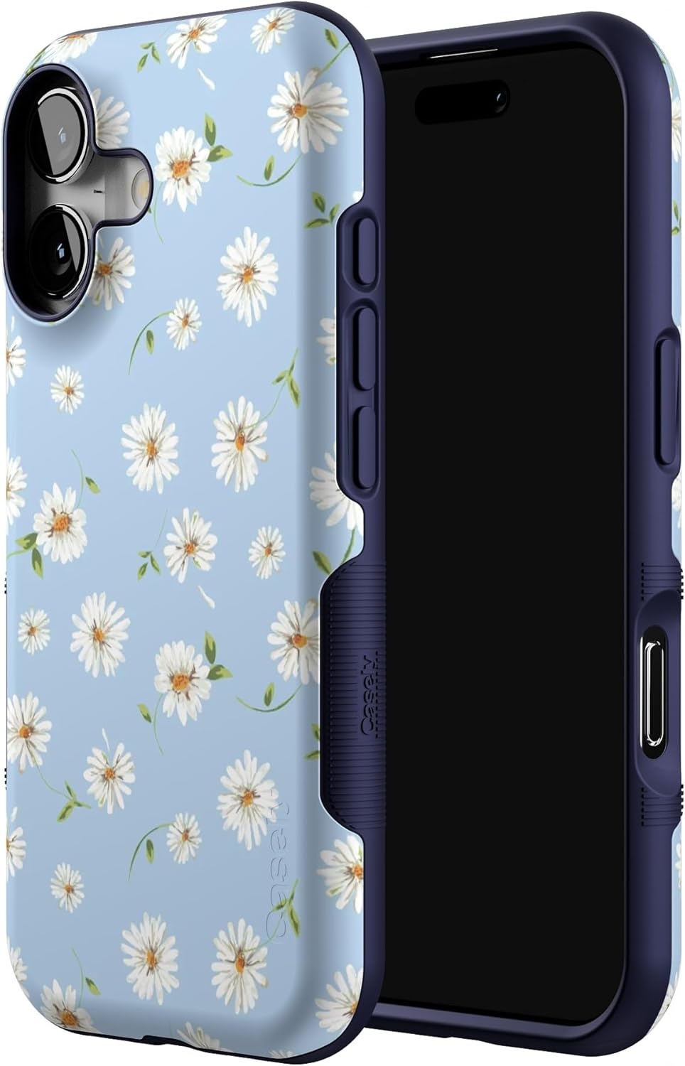 image:imageCasely iPhone 17 Case Starfish Wishes Coral Pink Shimmer Bold Protective Design MagSafe Compatible DesignDaisy Daydream Baby Blue Floral