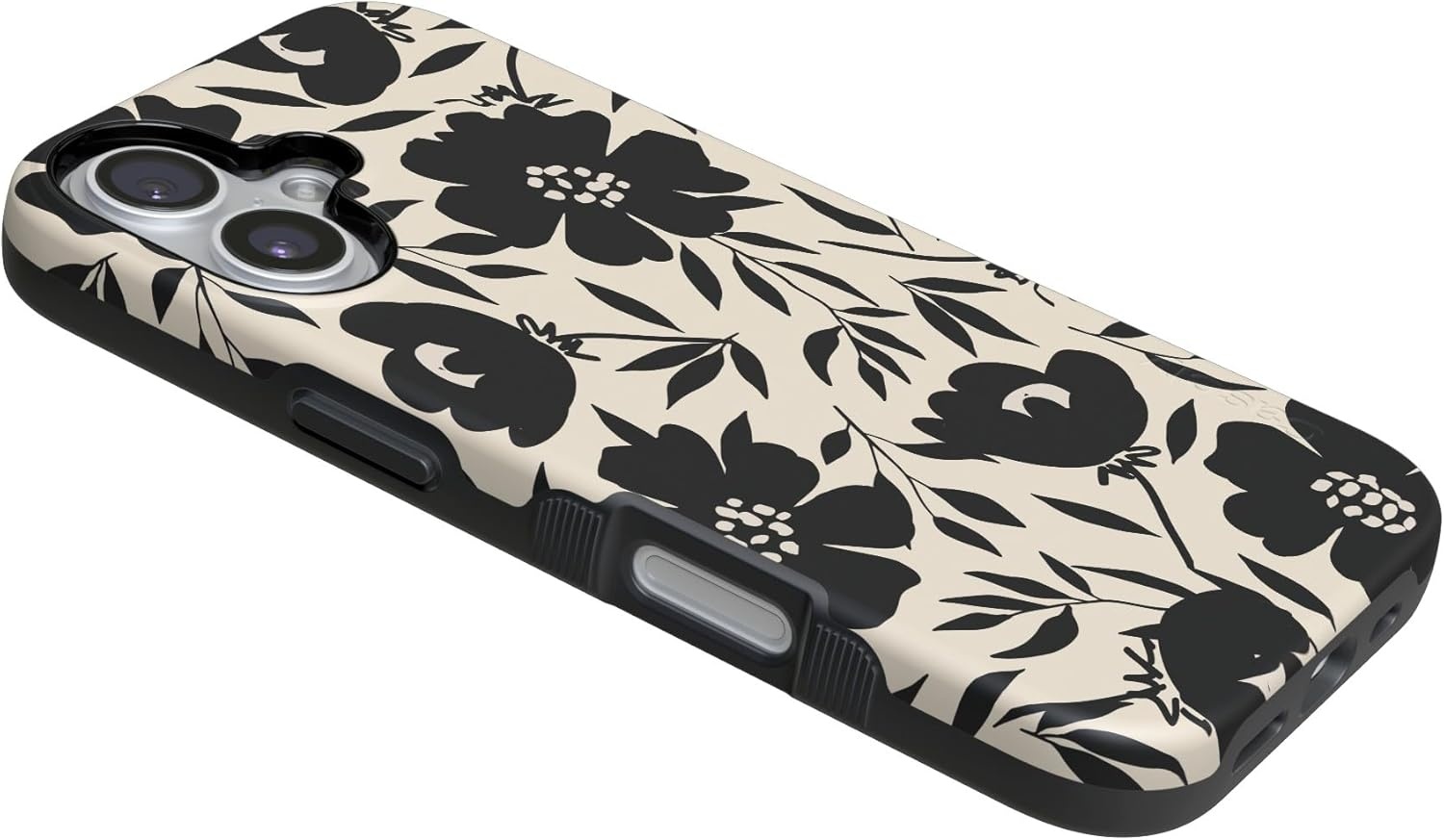 image:imageCasely iPhone 17 Case Starfish Wishes Coral Pink Shimmer Bold Protective Design MagSafe Compatible DesignDark Fantasy Contrast Floral