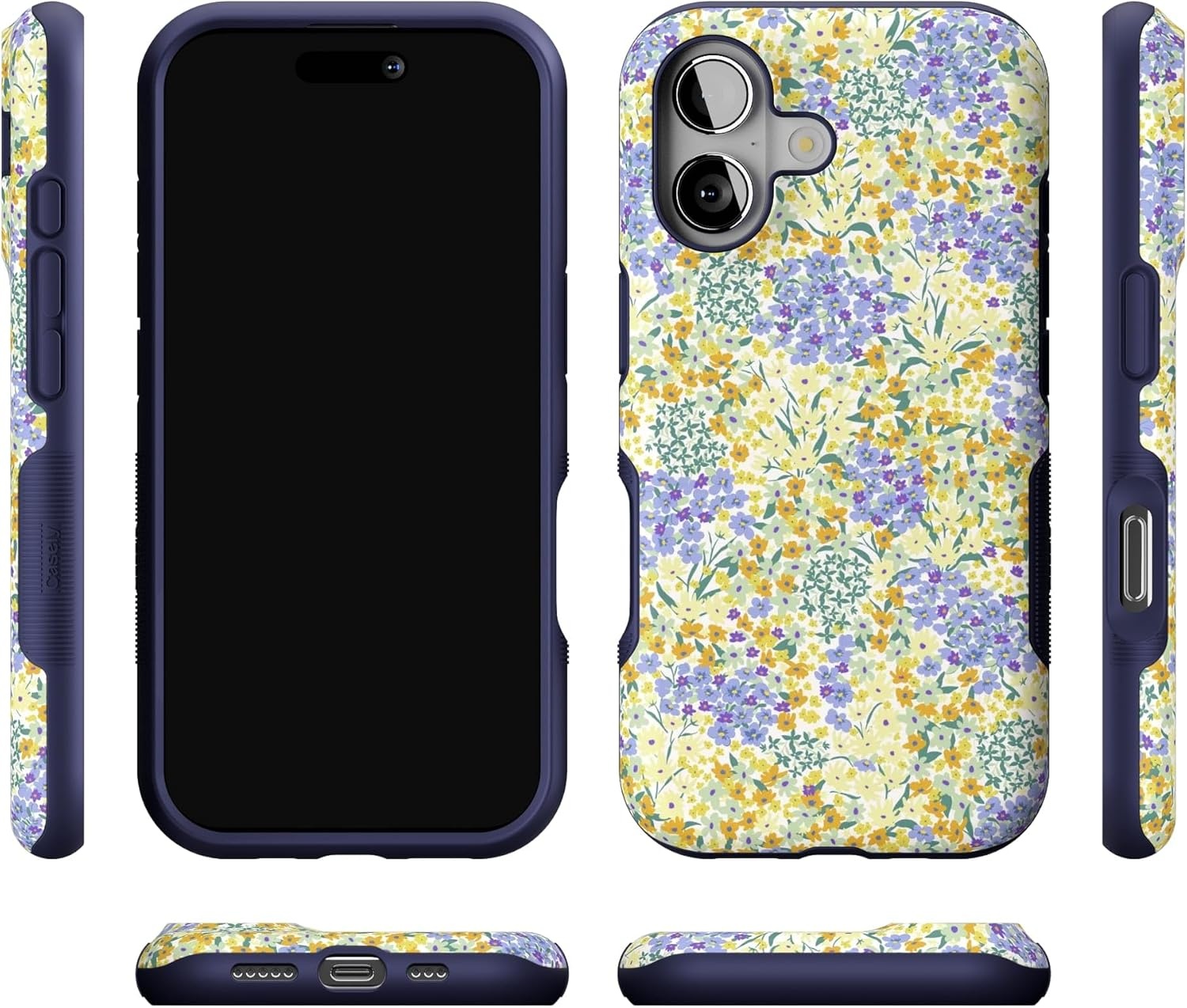 image:imageCasely iPhone 17 Case Starfish Wishes Coral Pink Shimmer Bold Protective Design MagSafe Compatible DesignDream Garden Cottagecore