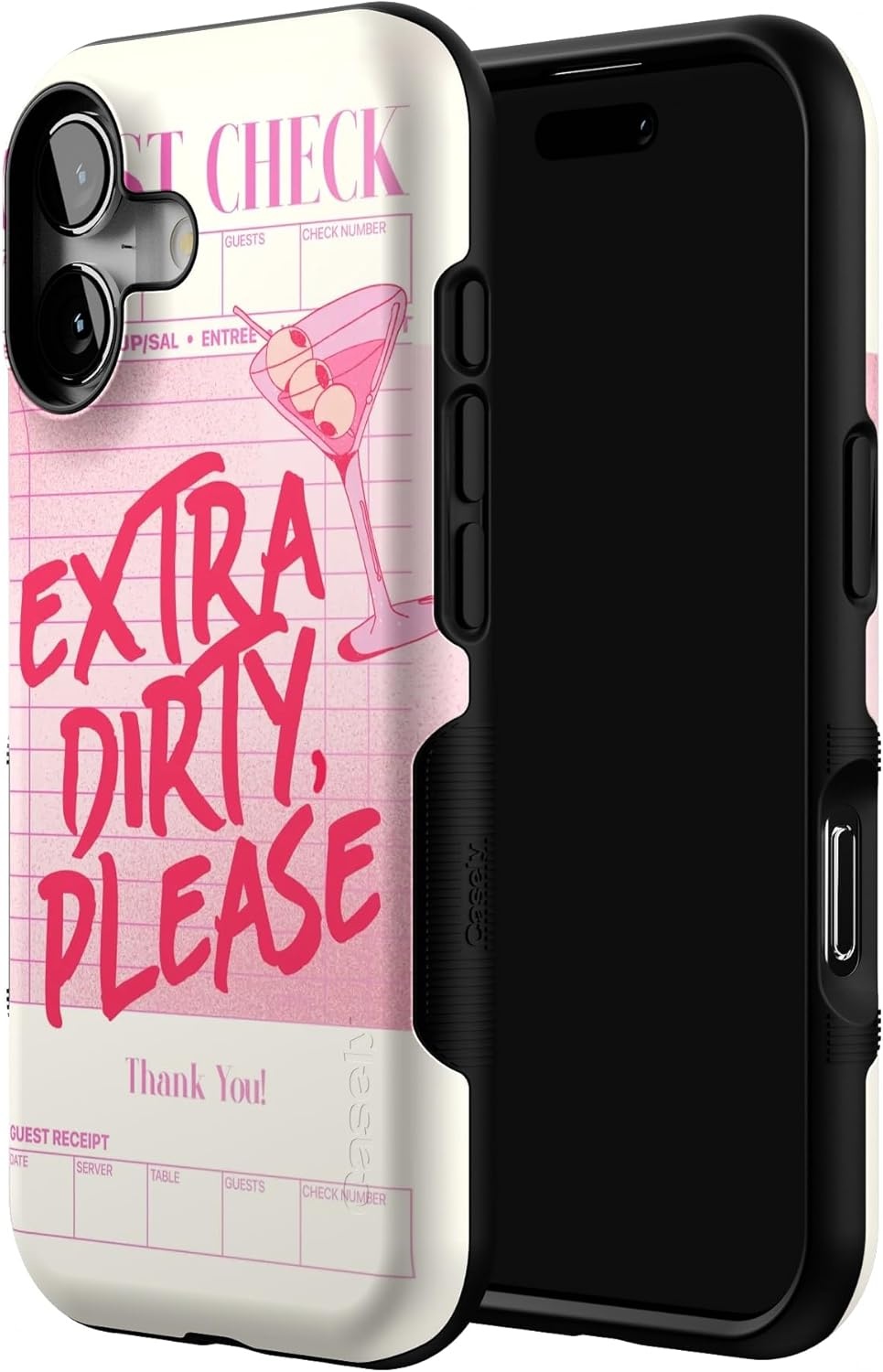 image:imageCasely iPhone 17 Case Starfish Wishes Coral Pink Shimmer Bold Protective Design MagSafe Compatible DesignExtra Dirty Please Fun on Weekdays