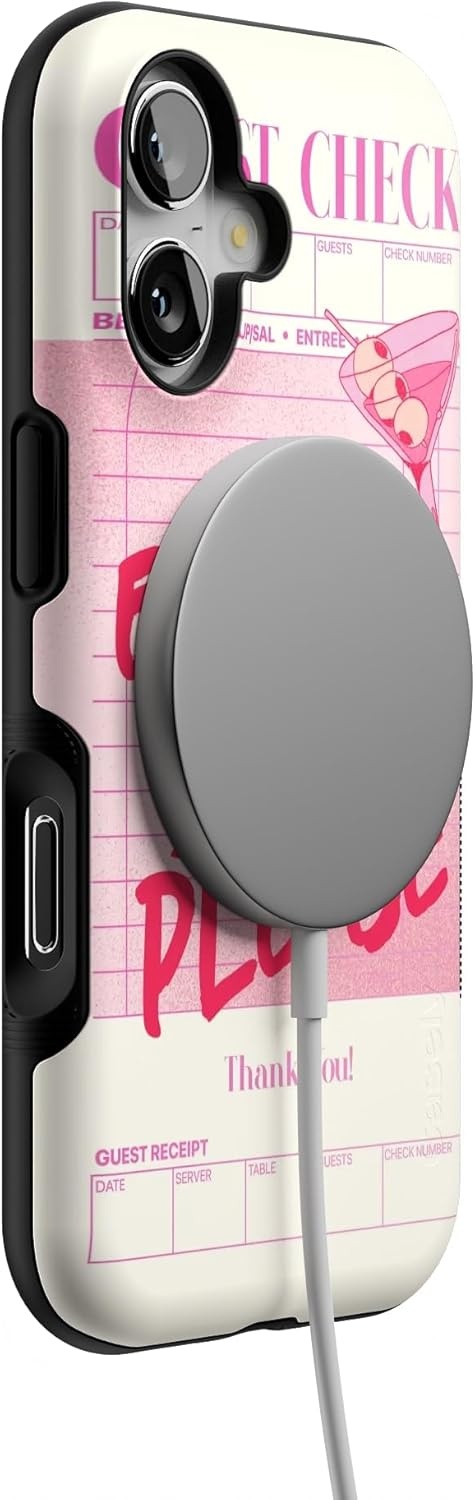image:imageCasely iPhone 17 Case Starfish Wishes Coral Pink Shimmer Bold Protective Design MagSafe Compatible DesignExtra Dirty Please Fun on Weekdays