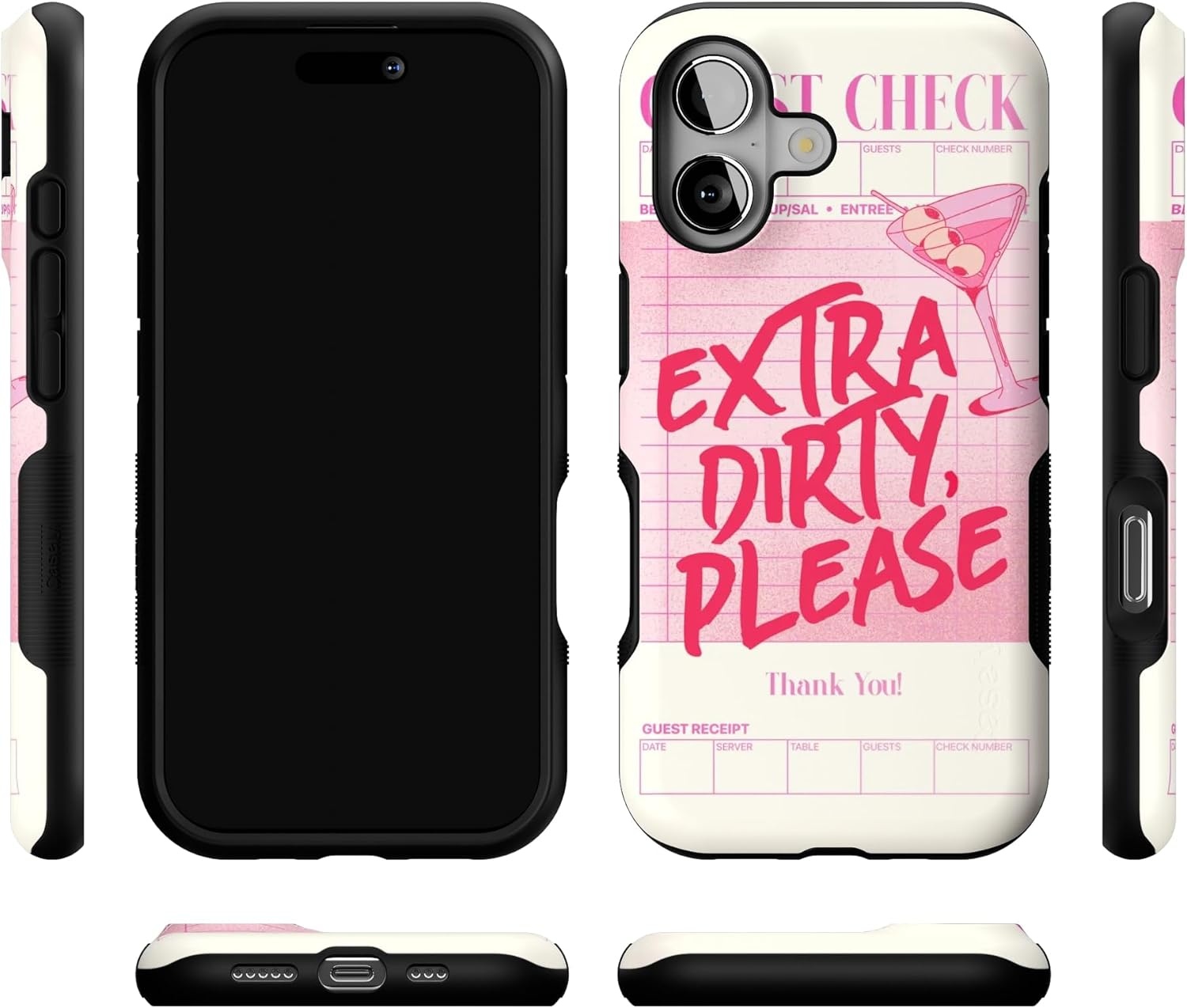 image:imageCasely iPhone 17 Case Starfish Wishes Coral Pink Shimmer Bold Protective Design MagSafe Compatible DesignExtra Dirty Please Fun on Weekdays