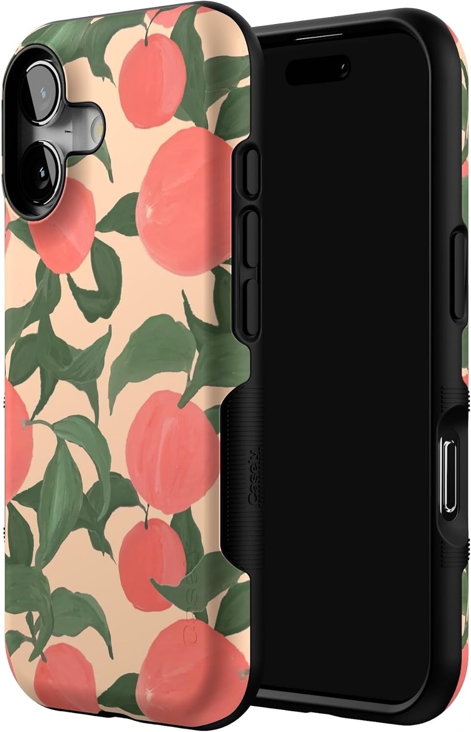 image:imageCasely iPhone 17 Case Starfish Wishes Coral Pink Shimmer Bold Protective Design MagSafe Compatible DesignFeeling Peachy Blush Vines