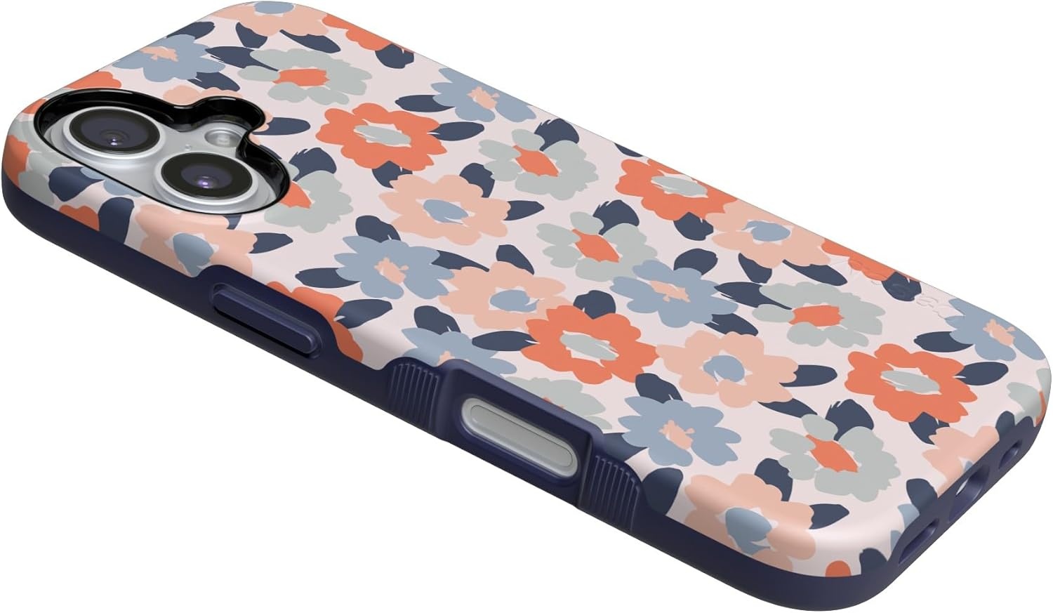 image:imageCasely iPhone 17 Case Starfish Wishes Coral Pink Shimmer Bold Protective Design MagSafe Compatible DesignField of Flowers Pastel Floral