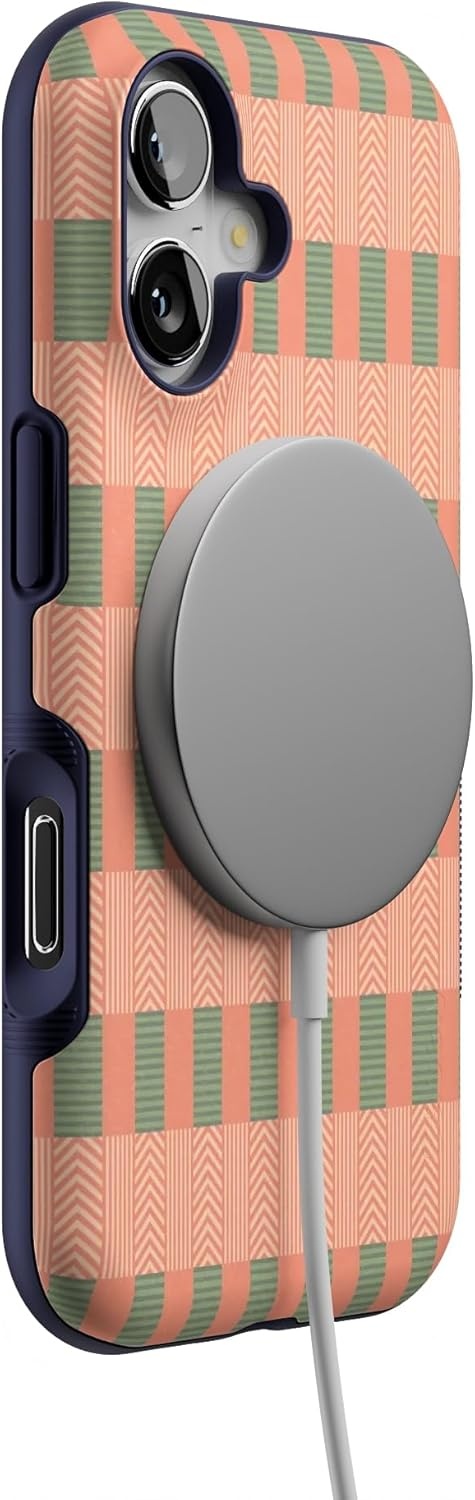 image:imageCasely iPhone 17 Case Starfish Wishes Coral Pink Shimmer Bold Protective Design MagSafe Compatible DesignGrand Cabana Palm Beach