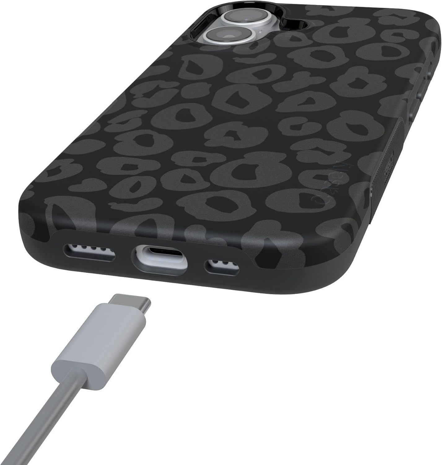 image:imageCasely iPhone 17 Case Starfish Wishes Coral Pink Shimmer Bold Protective Design MagSafe Compatible DesignInto the Wild Black Leopard