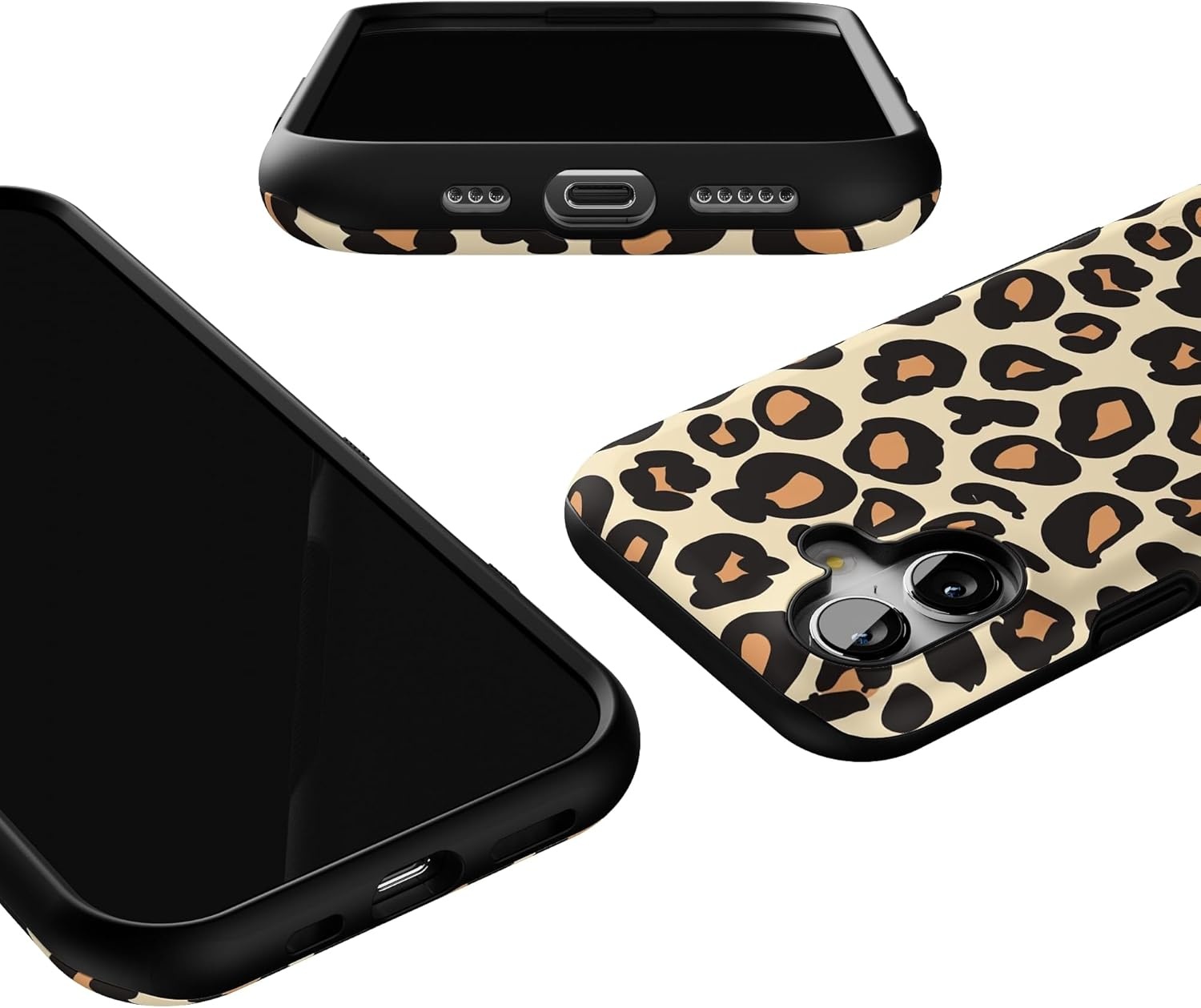 image:imageCasely iPhone 17 Case Starfish Wishes Coral Pink Shimmer Bold Protective Design MagSafe Compatible DesignInto the Wild Leopard Print