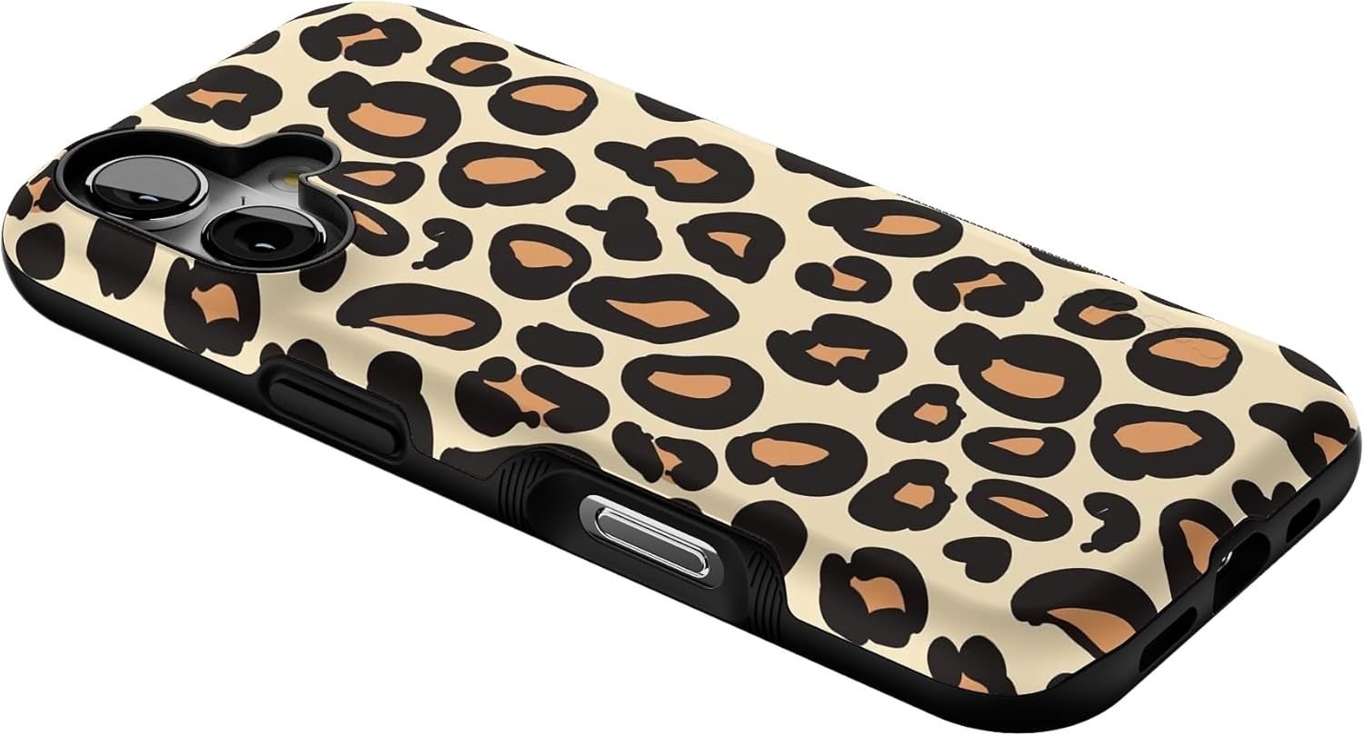 image:imageCasely iPhone 17 Case Starfish Wishes Coral Pink Shimmer Bold Protective Design MagSafe Compatible DesignInto the Wild Leopard Print