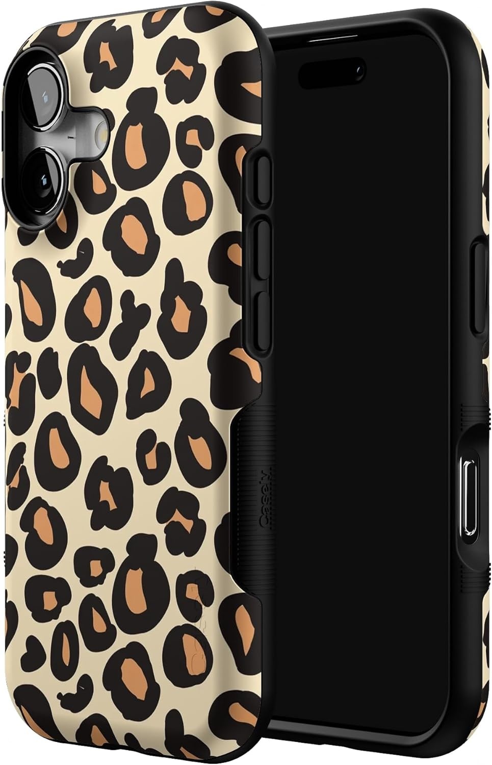 image:imageCasely iPhone 17 Case Starfish Wishes Coral Pink Shimmer Bold Protective Design MagSafe Compatible DesignInto the Wild Leopard Print