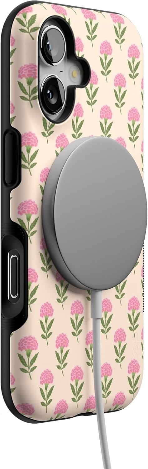 image:imageCasely iPhone 17 Case Starfish Wishes Coral Pink Shimmer Bold Protective Design MagSafe Compatible DesignJennas Flowers Fun on Weekdays