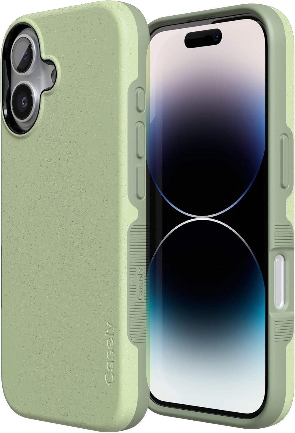 image:imageCasely iPhone 17 Case Starfish Wishes Coral Pink Shimmer Bold Protective Design MagSafe Compatible DesignKiwi Kiss Matcha Green Shimmer