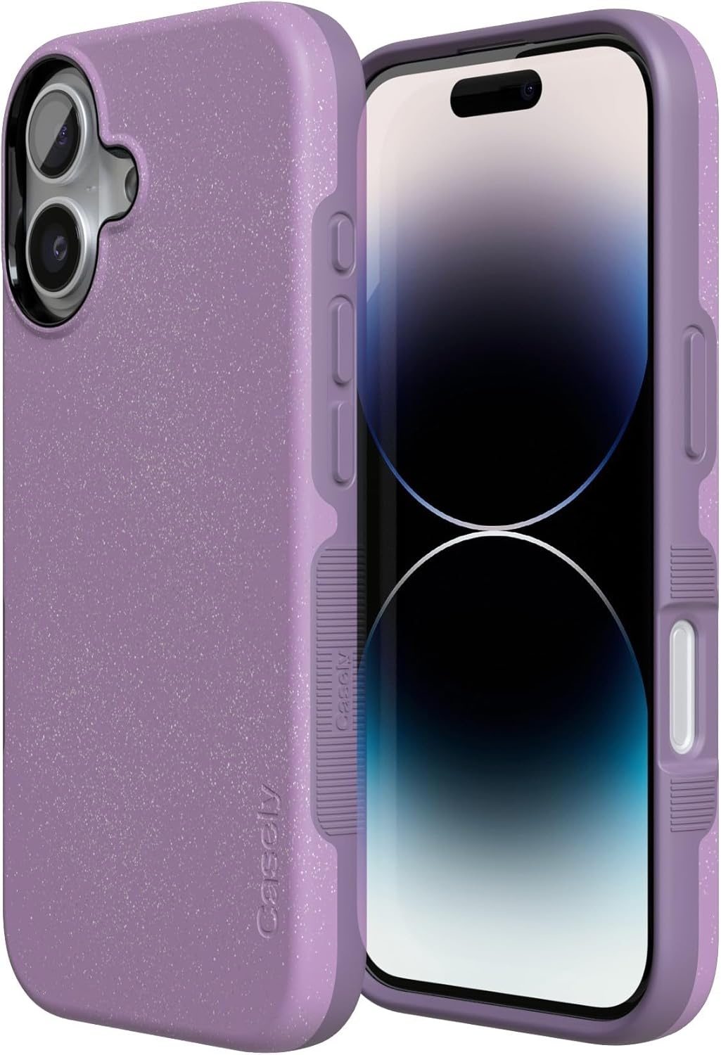 image:imageCasely iPhone 17 Case Starfish Wishes Coral Pink Shimmer Bold Protective Design MagSafe Compatible DesignLavender Waves Purple Shimmer