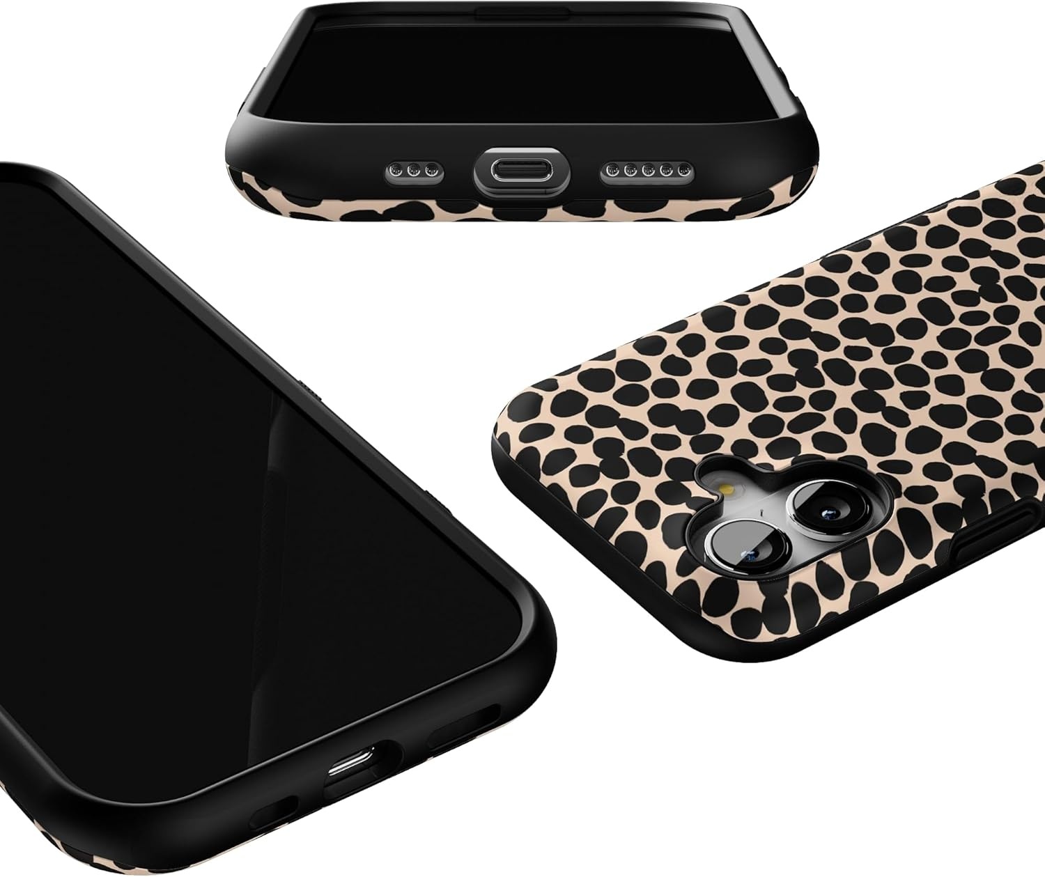 image:imageCasely iPhone 17 Case Starfish Wishes Coral Pink Shimmer Bold Protective Design MagSafe Compatible DesignLost in Spots Cheetah Print