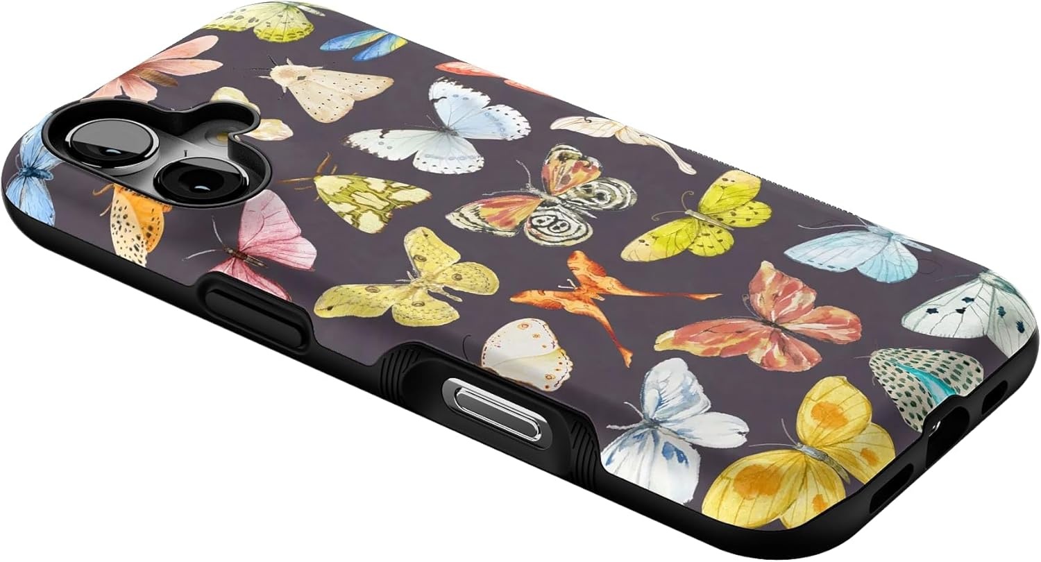 image:imageCasely iPhone 17 Case Starfish Wishes Coral Pink Shimmer Bold Protective Design MagSafe Compatible DesignMidnight Monarch Jenna Palek x Casely