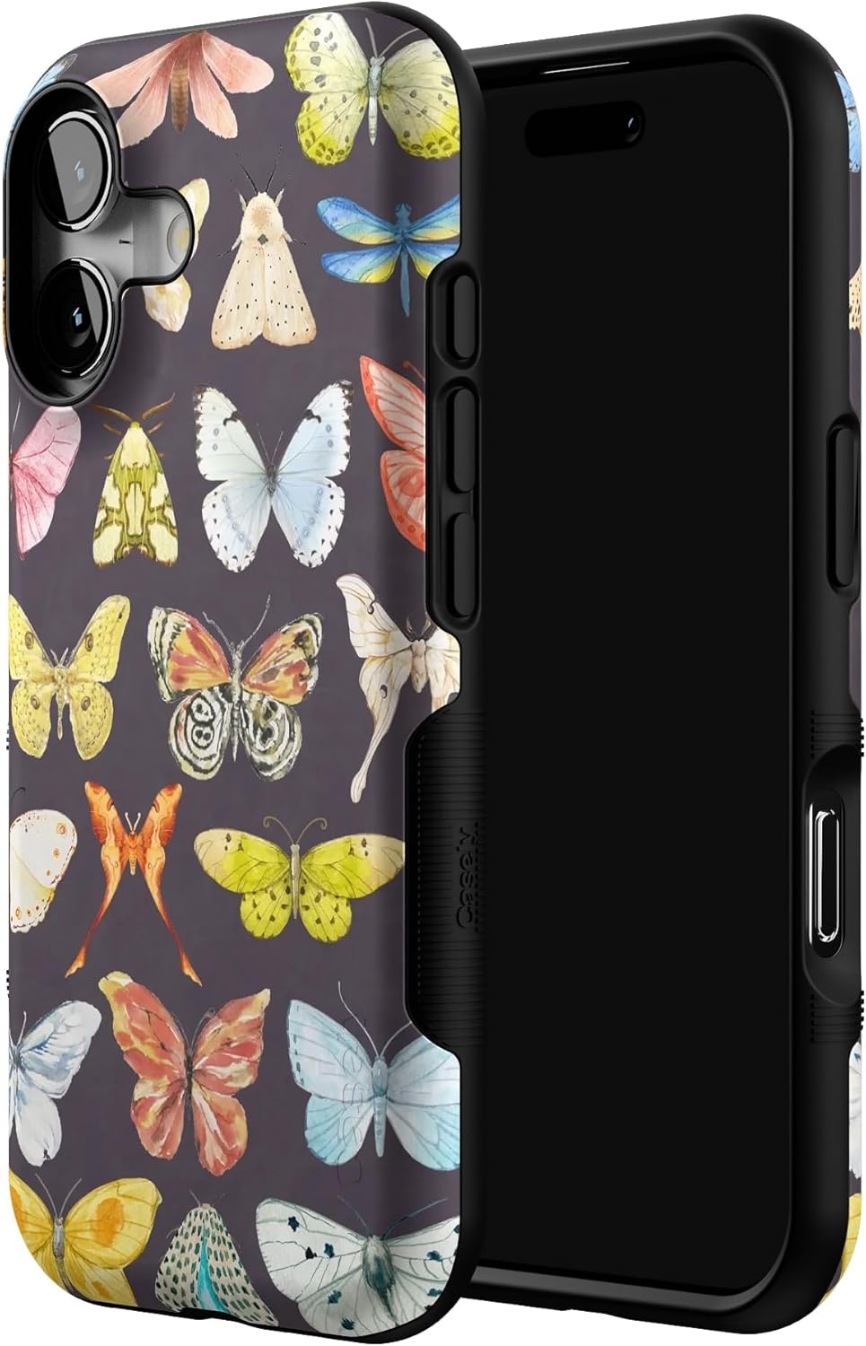 image:imageCasely iPhone 17 Case Starfish Wishes Coral Pink Shimmer Bold Protective Design MagSafe Compatible DesignMidnight Monarch Jenna Palek x Casely