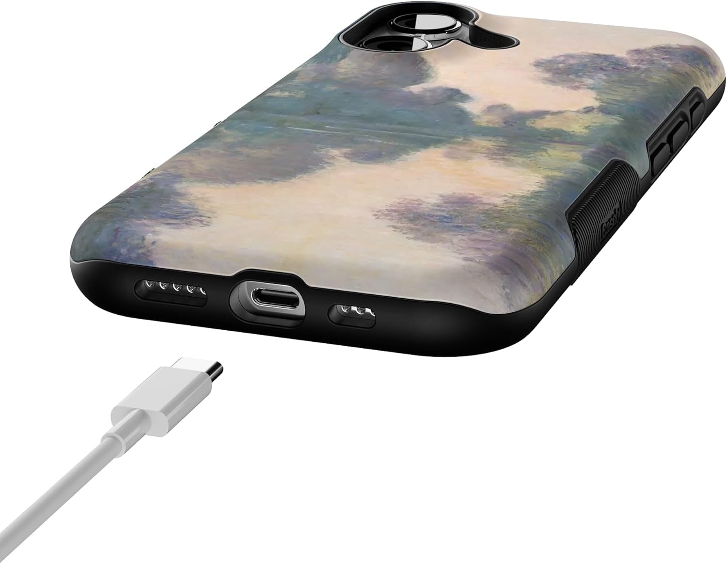 image:imageCasely iPhone 17 Case Starfish Wishes Coral Pink Shimmer Bold Protective Design MagSafe Compatible DesignMonets Morning The Met Museum