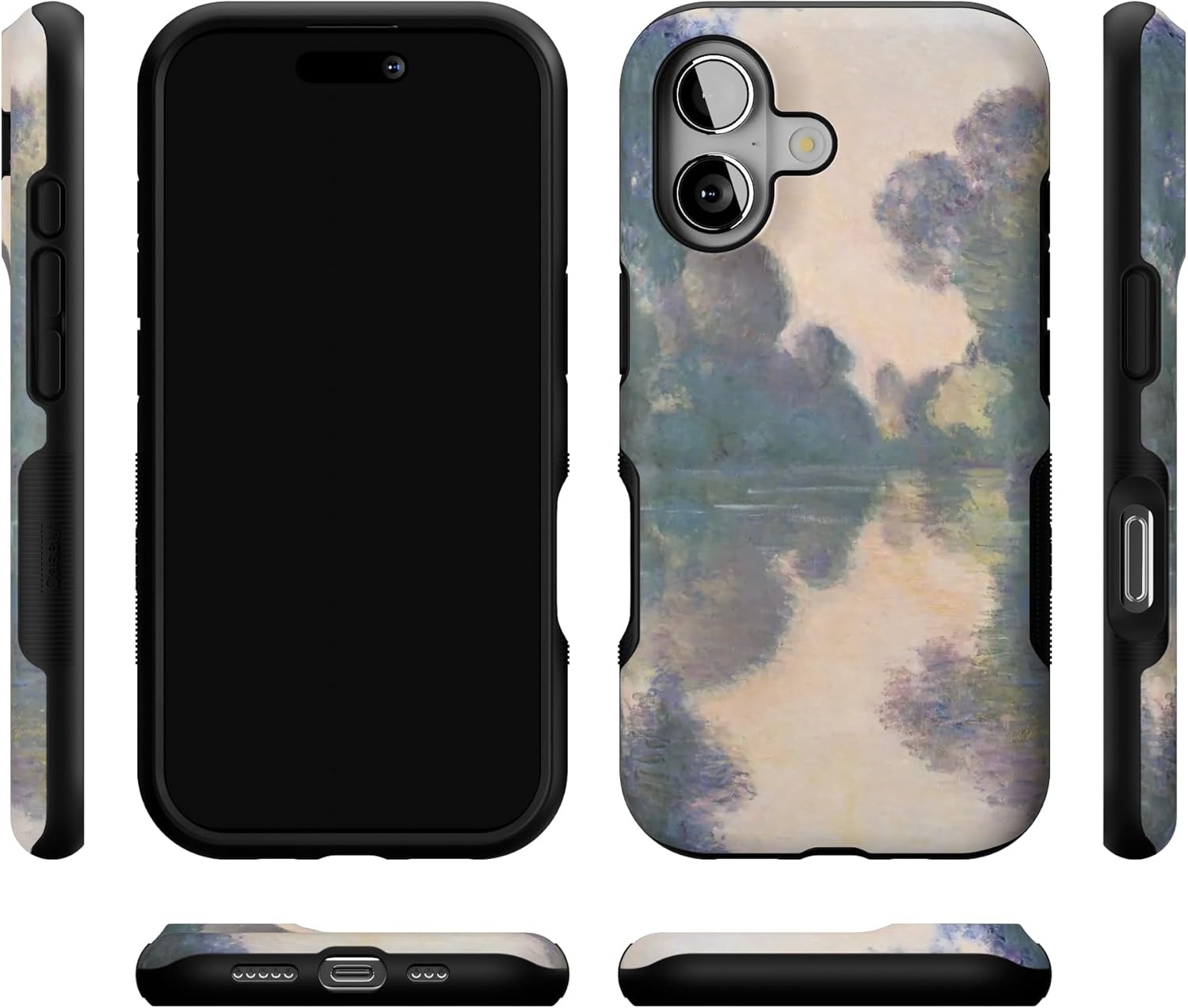 image:imageCasely iPhone 17 Case Starfish Wishes Coral Pink Shimmer Bold Protective Design MagSafe Compatible DesignMonets Morning The Met Museum