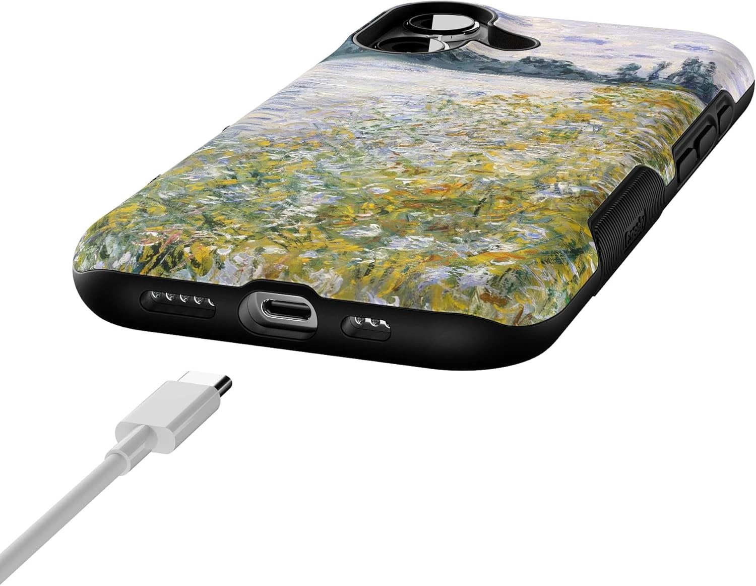image:imageCasely iPhone 17 Case Starfish Wishes Coral Pink Shimmer Bold Protective Design MagSafe Compatible DesignMonets Summer Landscape The Met Museum