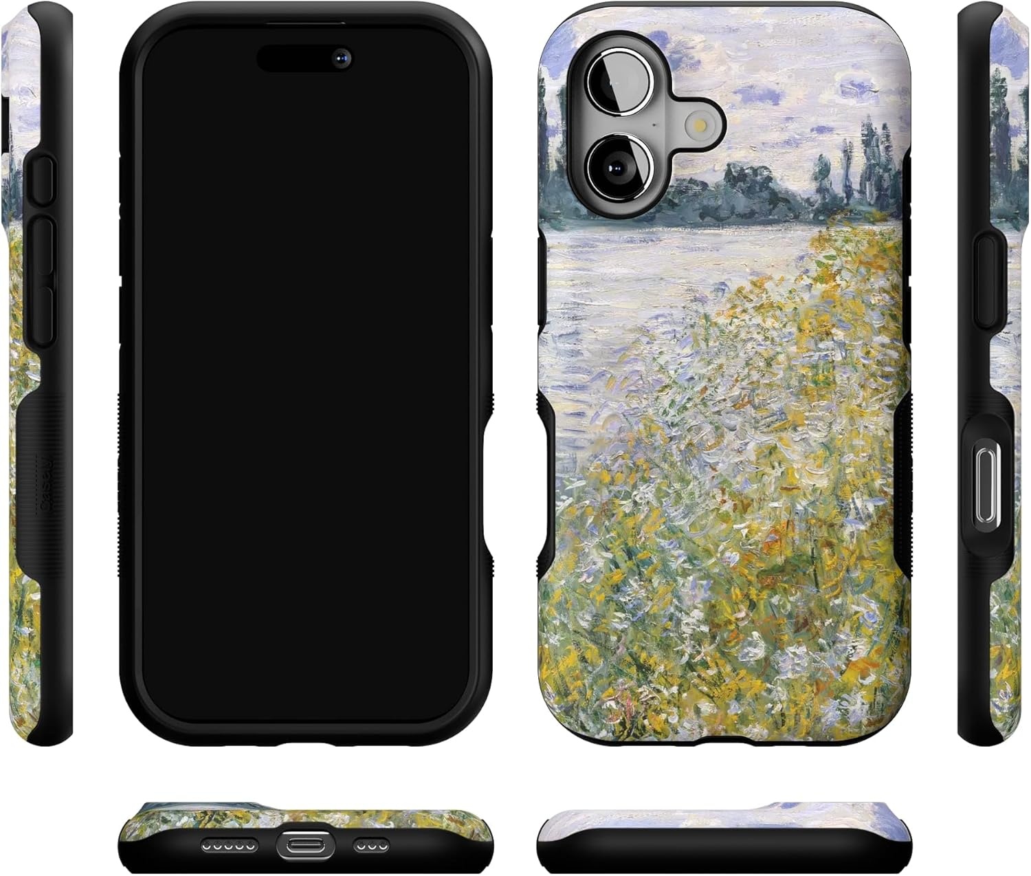 image:imageCasely iPhone 17 Case Starfish Wishes Coral Pink Shimmer Bold Protective Design MagSafe Compatible DesignMonets Summer Landscape The Met Museum