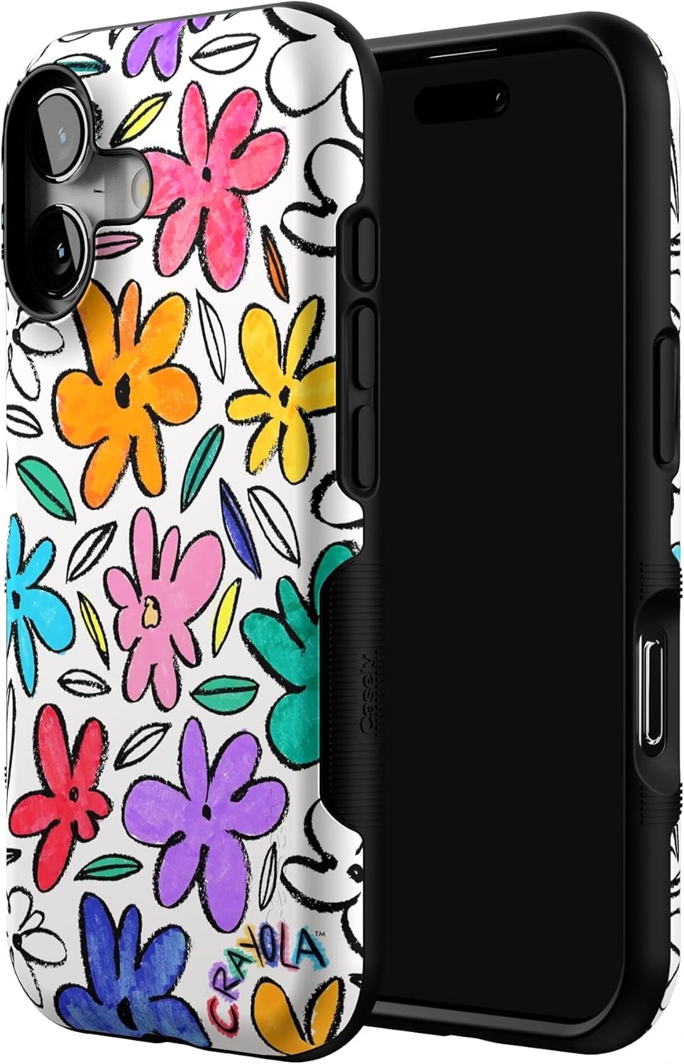 image:imageCasely iPhone 17 Case Starfish Wishes Coral Pink Shimmer Bold Protective Design MagSafe Compatible DesignOutside the Lines Crayola Marker