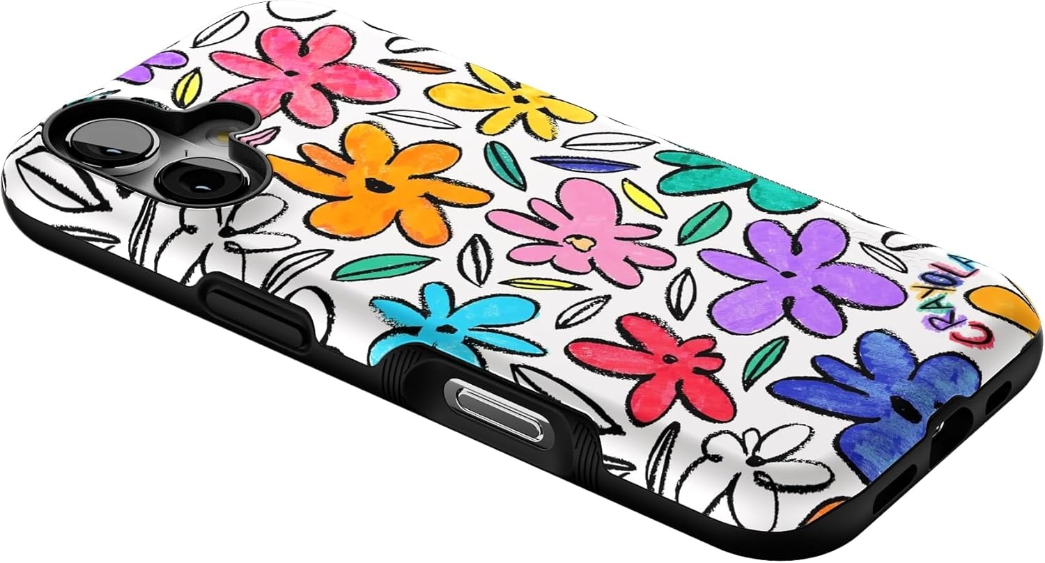 image:imageCasely iPhone 17 Case Starfish Wishes Coral Pink Shimmer Bold Protective Design MagSafe Compatible DesignOutside the Lines Crayola Marker