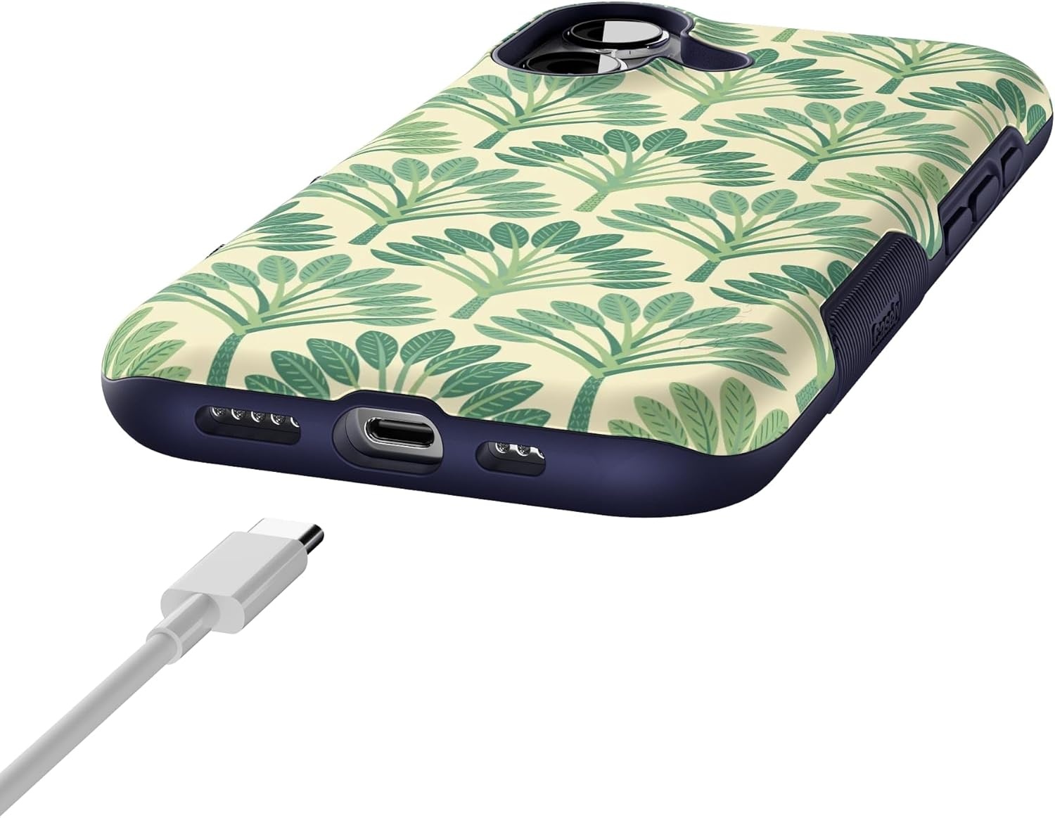 image:imageCasely iPhone 17 Case Starfish Wishes Coral Pink Shimmer Bold Protective Design MagSafe Compatible DesignPalm Royale Palm Beach