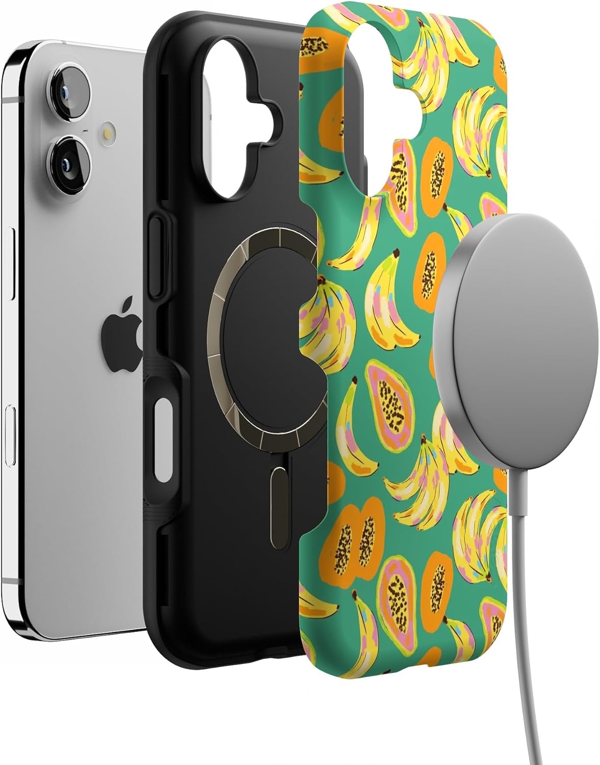 image:imageCasely iPhone 17 Case Starfish Wishes Coral Pink Shimmer Bold Protective Design MagSafe Compatible DesignPapaya Palms Dippin Daisys Tropical Vacation